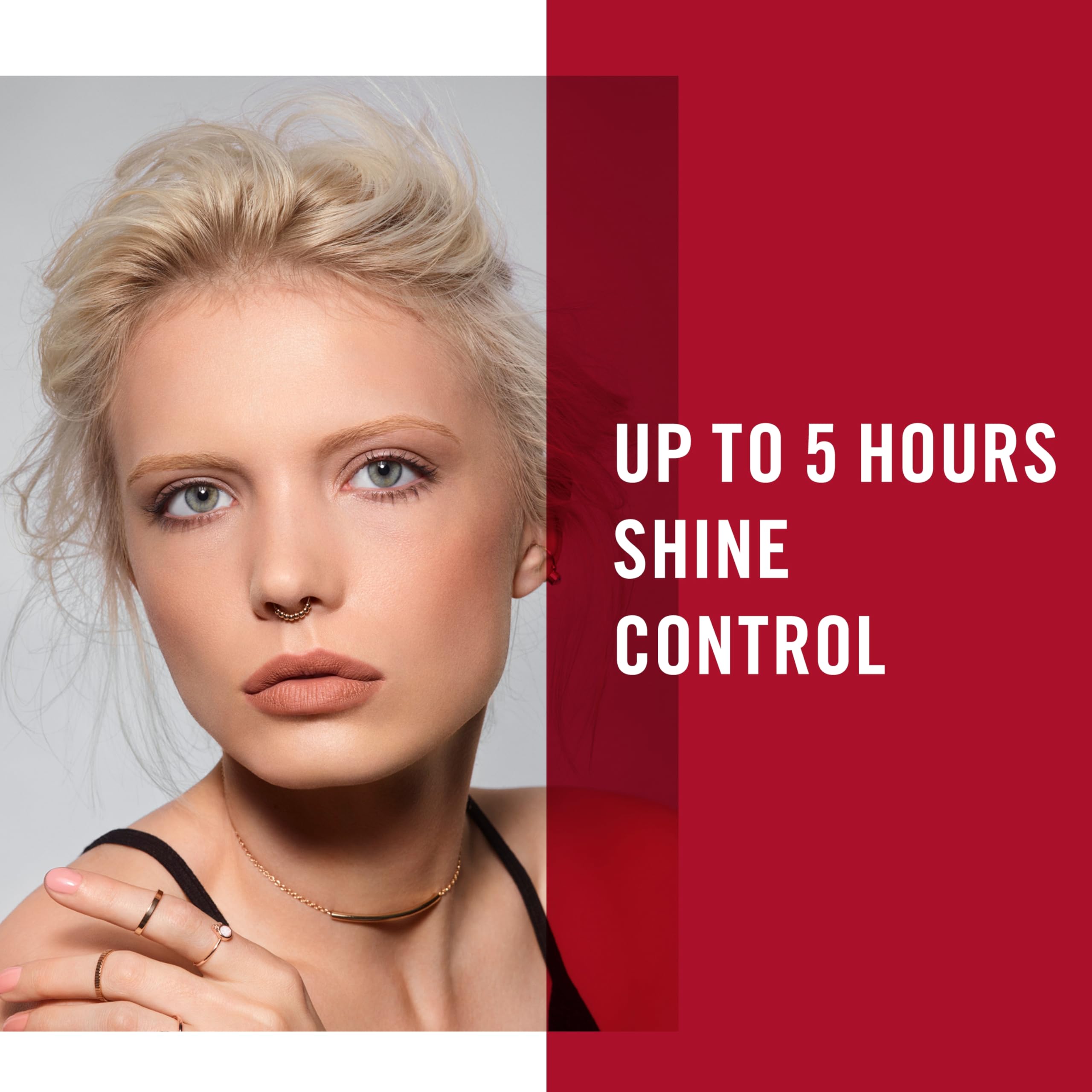 Rimmel London Stay Matte - 001 Transparent - Pressed Powder, Lightweight, High Coverage, Shine Control, 0.49oz