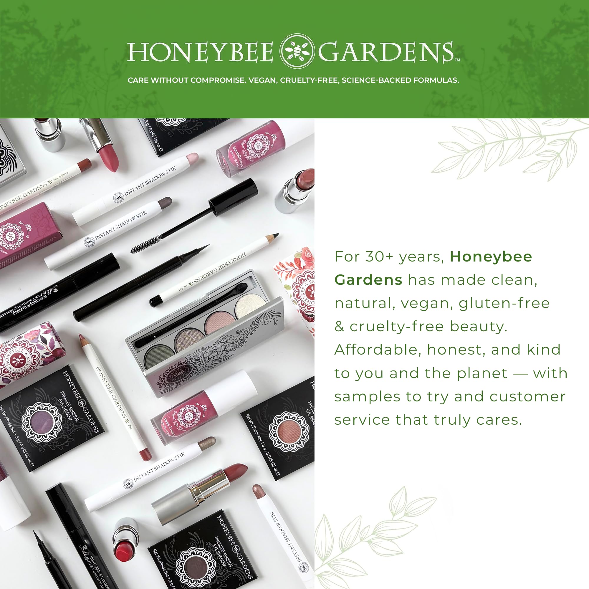 Honeybee Gardens Truly Natural Long Lasting Lipstick – San Francisco Pink Peach Rose Shade, Hydrating Lip Color with Botanical Oils, Vegan, Gluten-Free, Cruelty-Free, 0.11 oz / 3 g