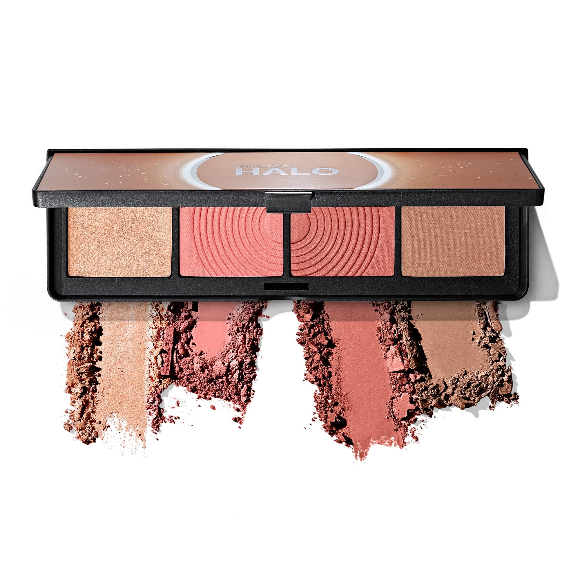 Smashbox Halo Sculpt + Glow Face Palette | Vitamin E, Long Lasting, Contour + Highlighter, 0.55 Ounce, Back To Cali