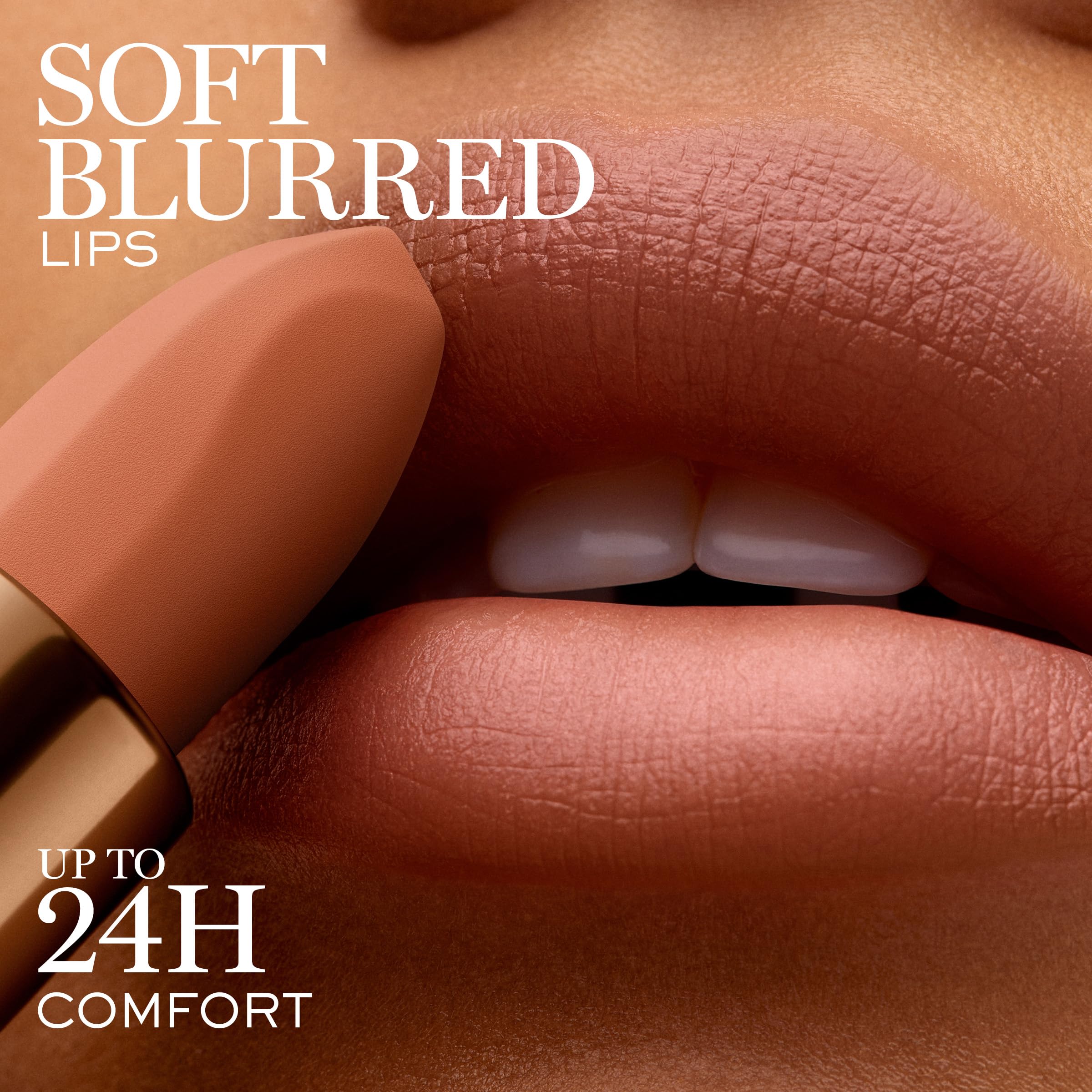 Lancôme L'Absolu Rouge Intimatte Hydrating Matte Lipstick - Buildable & Lightweight Formula with a Soft Matte Finish - Up To 24HR Comfort - 320 Hush Hush