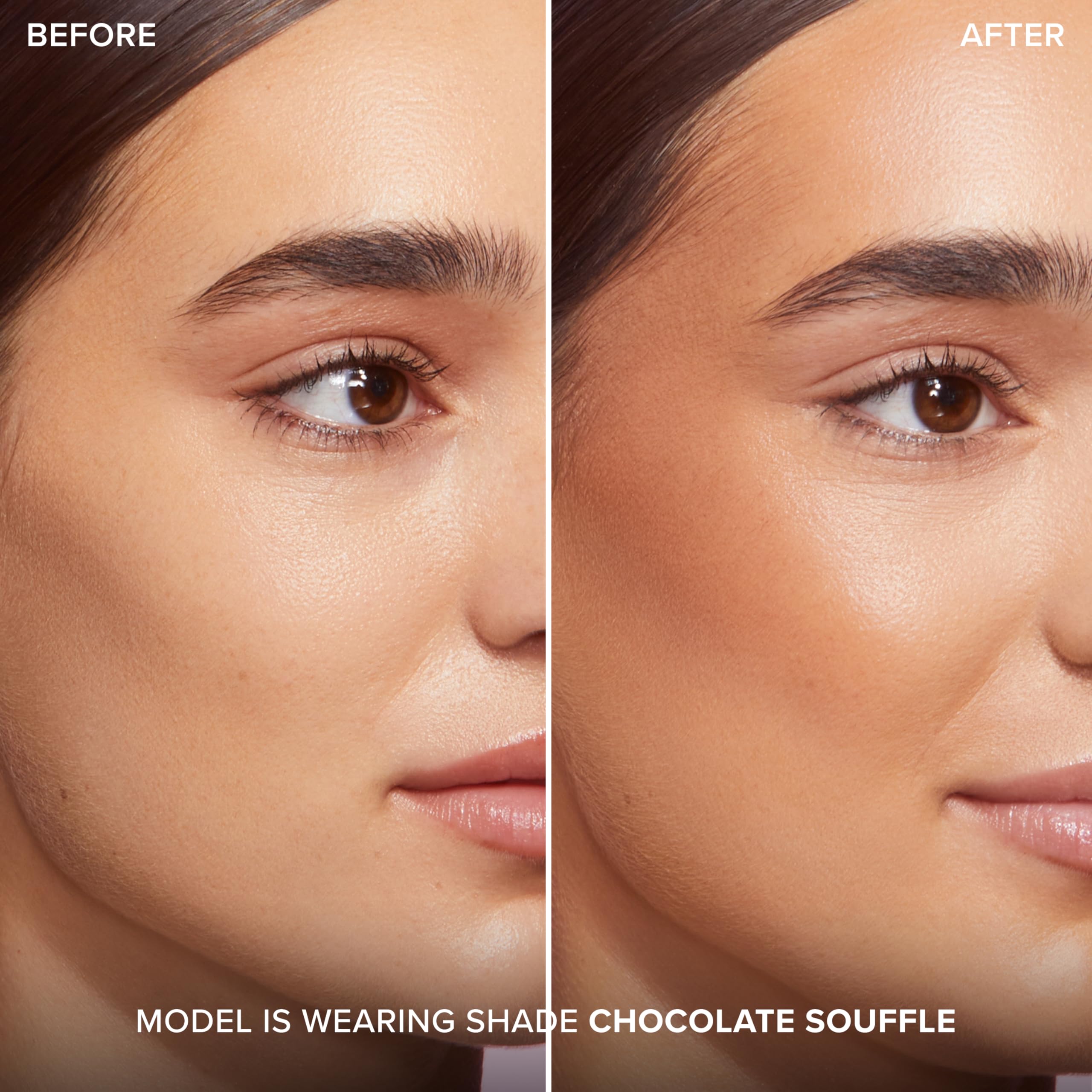 Too Faced Chocolate Soleil Melting Bronzing & Sculpting Stick | Multi-Use, Contour + Cream Bronzer Stick | Lightweight, Satin-Finish with Buildable Coverage, 0.28 Ounce, 0.28 Ounce, Chocolate Souffle
