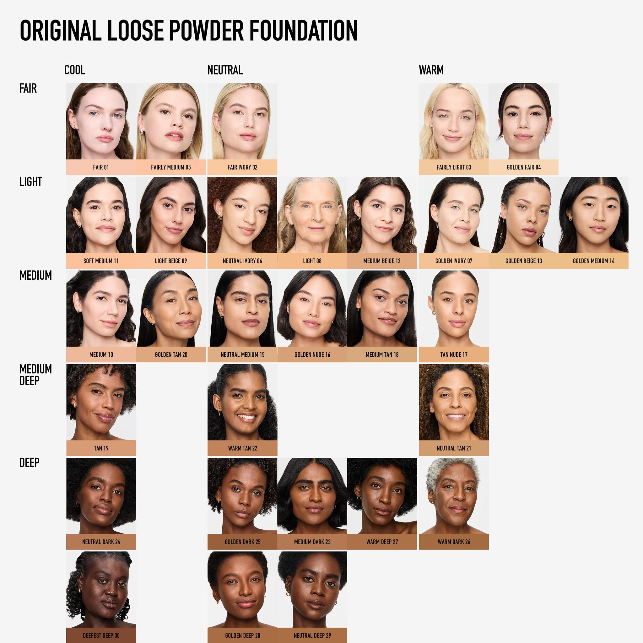 Original Loose Powder Foundation SPF 15, Medium Beige 12, Vegan, Cruelty-Free & Dermatologist-Tested