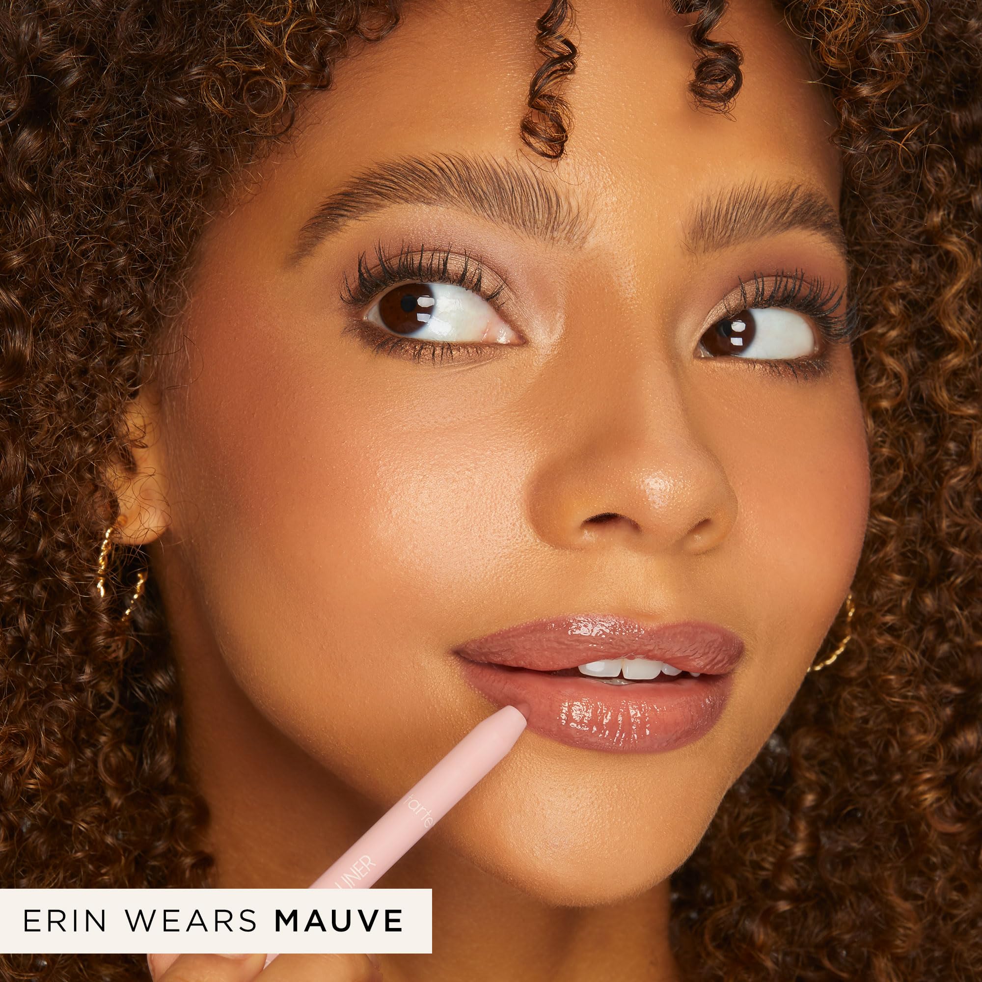 tarte maracuja juicy lip liner – Creamy, Matte, Lip Liner with Hyaluronic Acid with Vitamin E, Vegan & Cruelty-Free, travel size, soft pink
