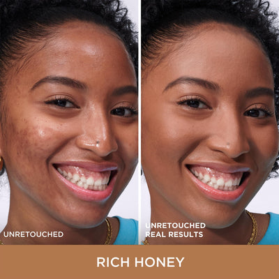 IT Cosmetics CC+ Cream Natural Matte (Rich Honey) - Poreless Full Coverage Foundation With SPF 40, 16HR Shine Control, Color-Corrector, Skin-Balancing Serum, Noncomedogenic - 1.08 fl oz