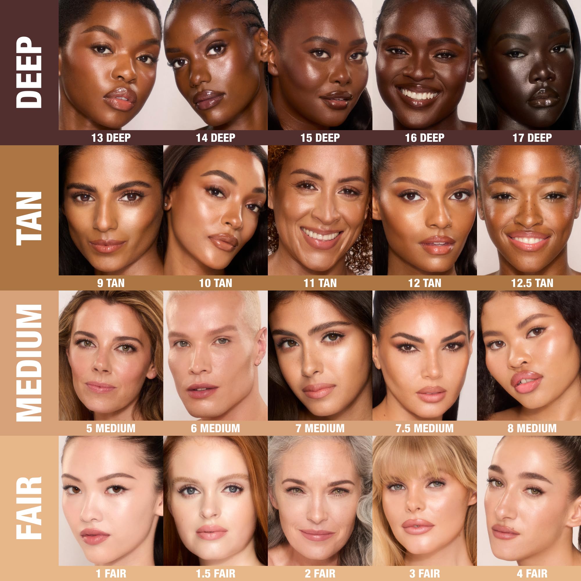 Charlotte Tilbury Unreal Skin Tint & Sheer Glow Hydrating Foundation Stick - Cream Foundation Makeup with Sheer-to-Light Coverage & a Buildable Formula - Blurring, Smoothing & Nourishing - 3 Fair