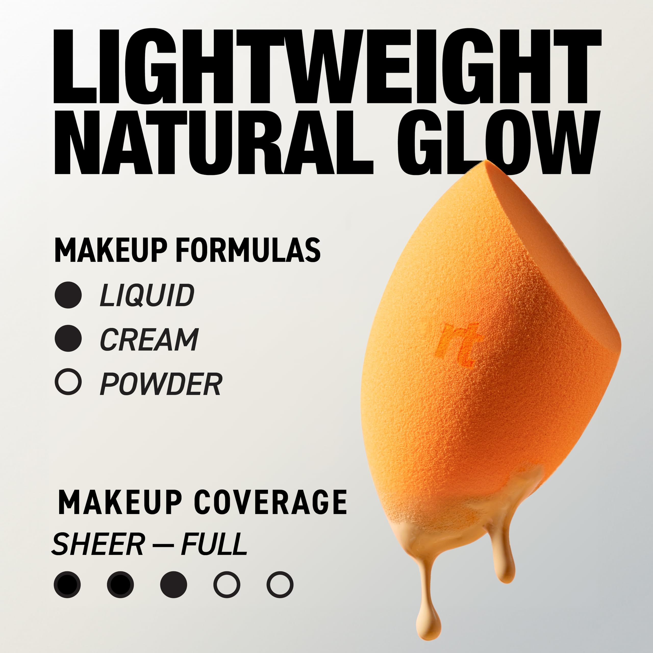 Real Techniques Miracle Complexion Sponge, Beauty Sponge, Makeup Blending & Foundation Application, Streak-Free, Full Coverage Finish, Vegan, Cruelty & Latex-Free, 1 Count