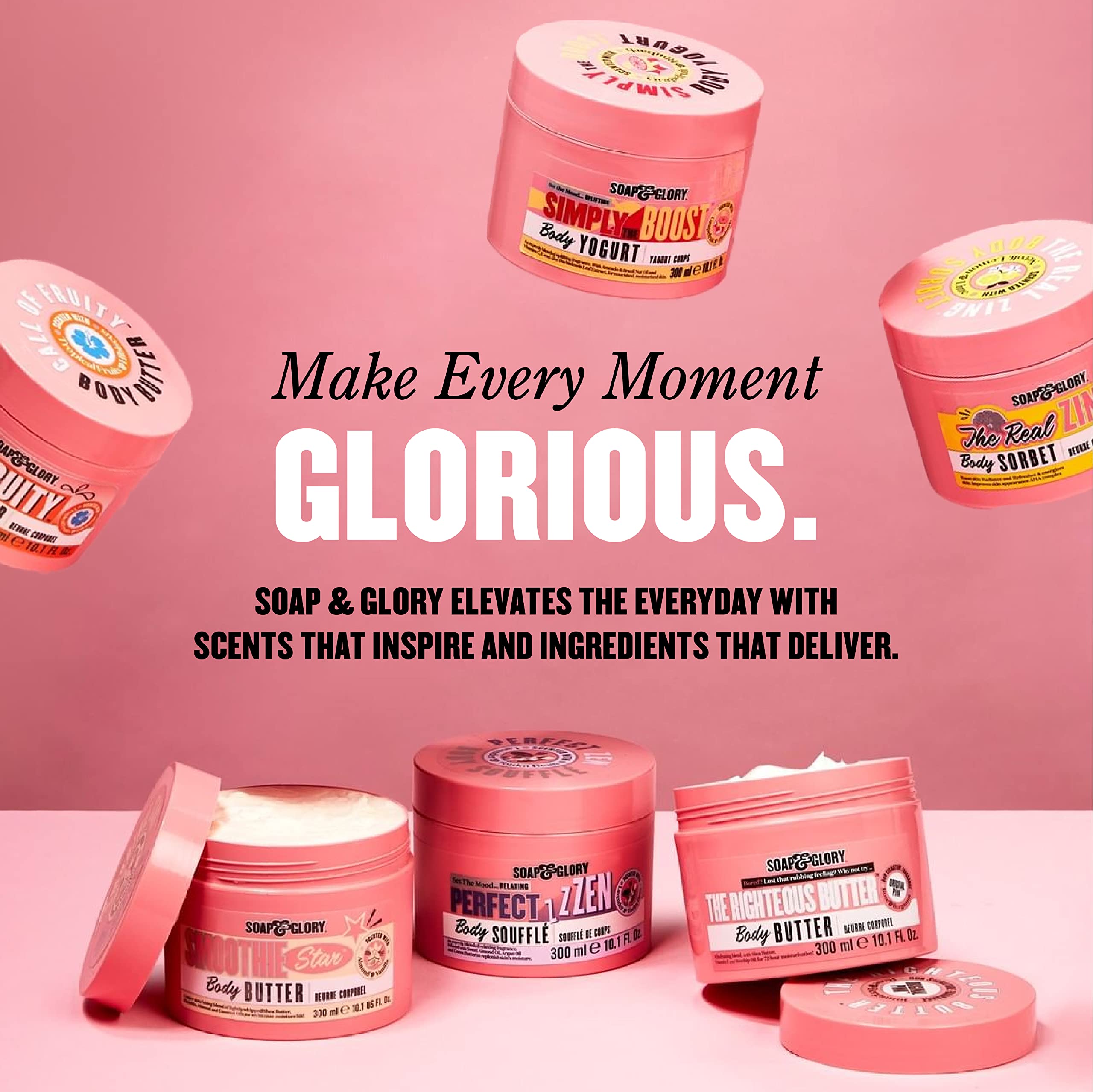Soap & Glory Sexy Mother Pucker XXL Lip Plumper Gloss - High Shine Lip Gloss for Women with SUPERFILL™ Plumping Technology - Hydrating & Volumizing Vegan Formula - Clearvoyant (0.3 fl oz)