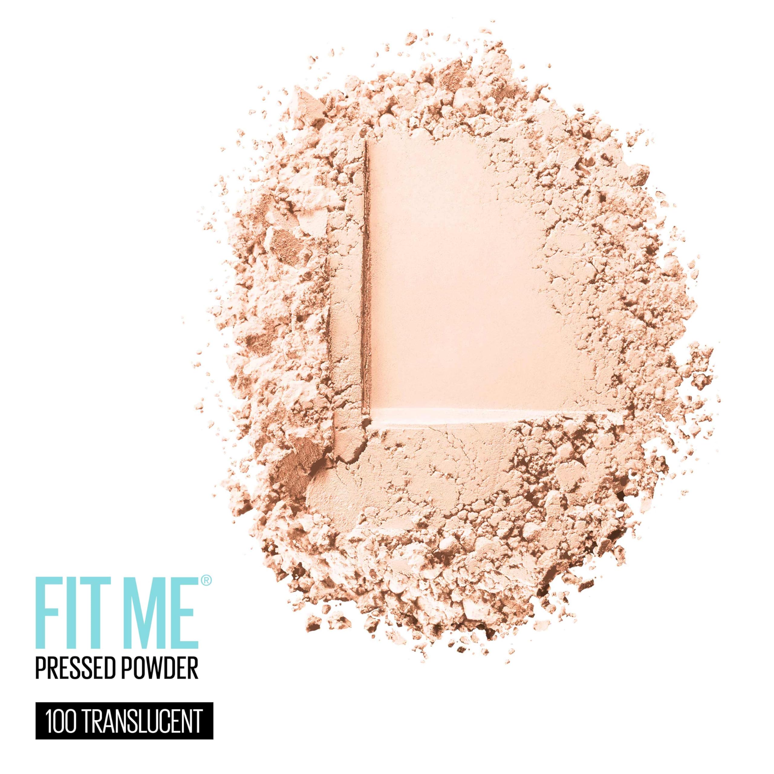 Maybelline Fit Me Matte + Poreless Pressed Face Powder Makeup & Setting Powder, Translucent, 1 Count