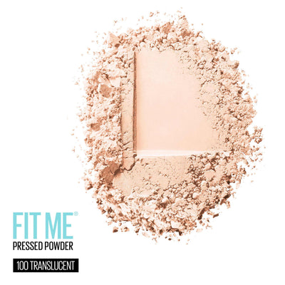 Maybelline Fit Me Matte + Poreless Pressed Face Powder Makeup & Setting Powder, Translucent, 1 Count