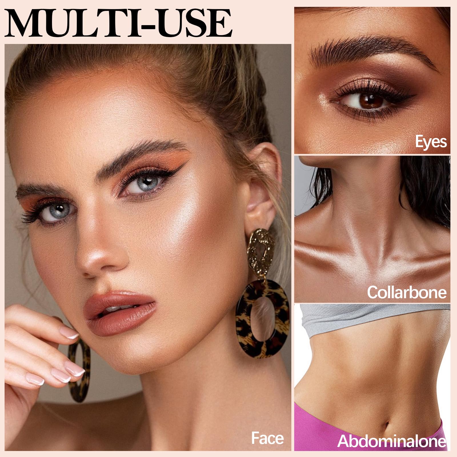 Boobeen Cream Contour Stick, Blendable Matte Bronzer Stick, Multi-Use Face Makeup, Easy to Apply with Buildable Coverage, Long Lasting & Sweatproof