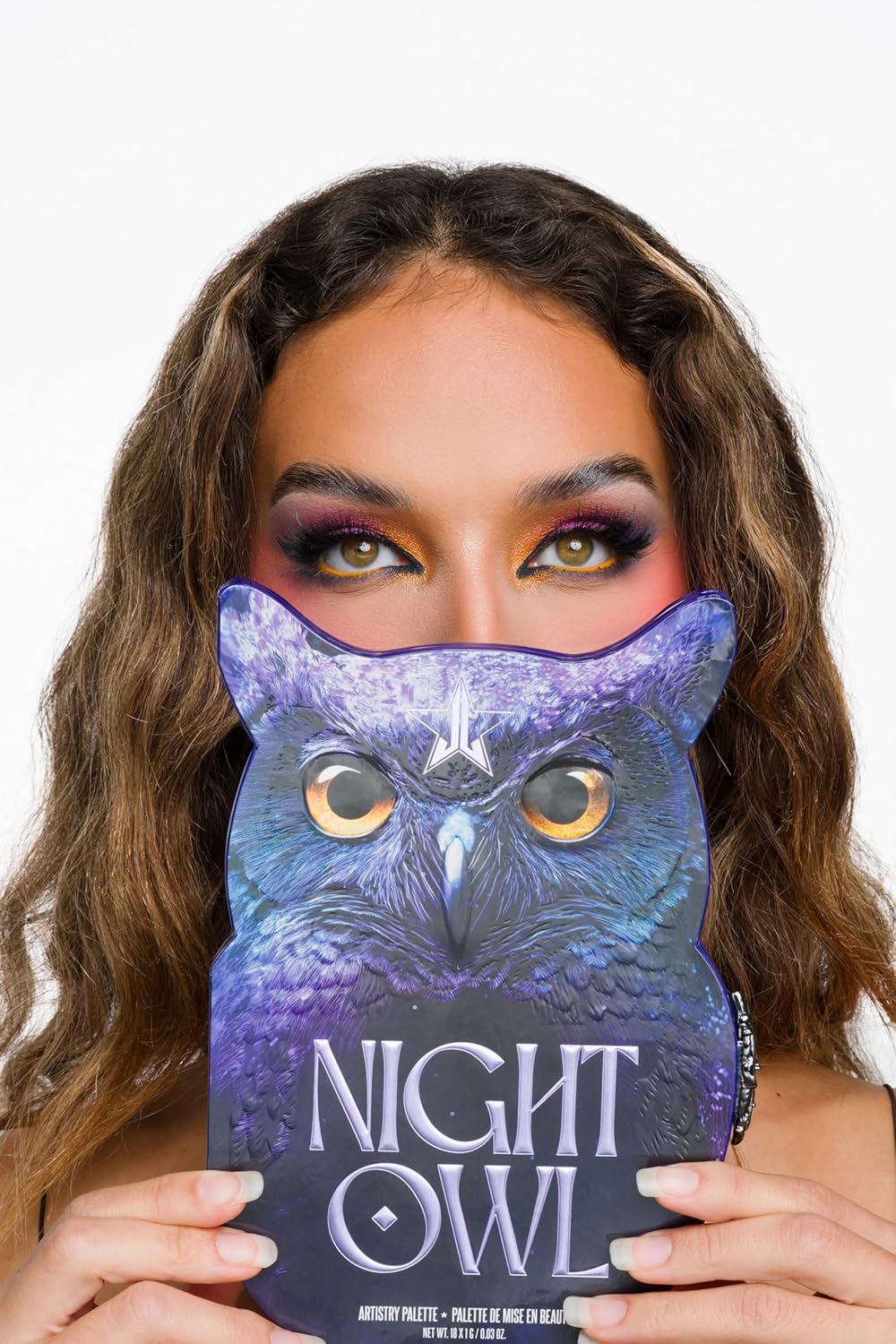 Jeffree Star Cosmetics Night Owl Artistry Palette, 18 Highly-Pigmented Eyeshadow Shades, Matte and Metallic Finishes, Cruelty-Free & Vegan