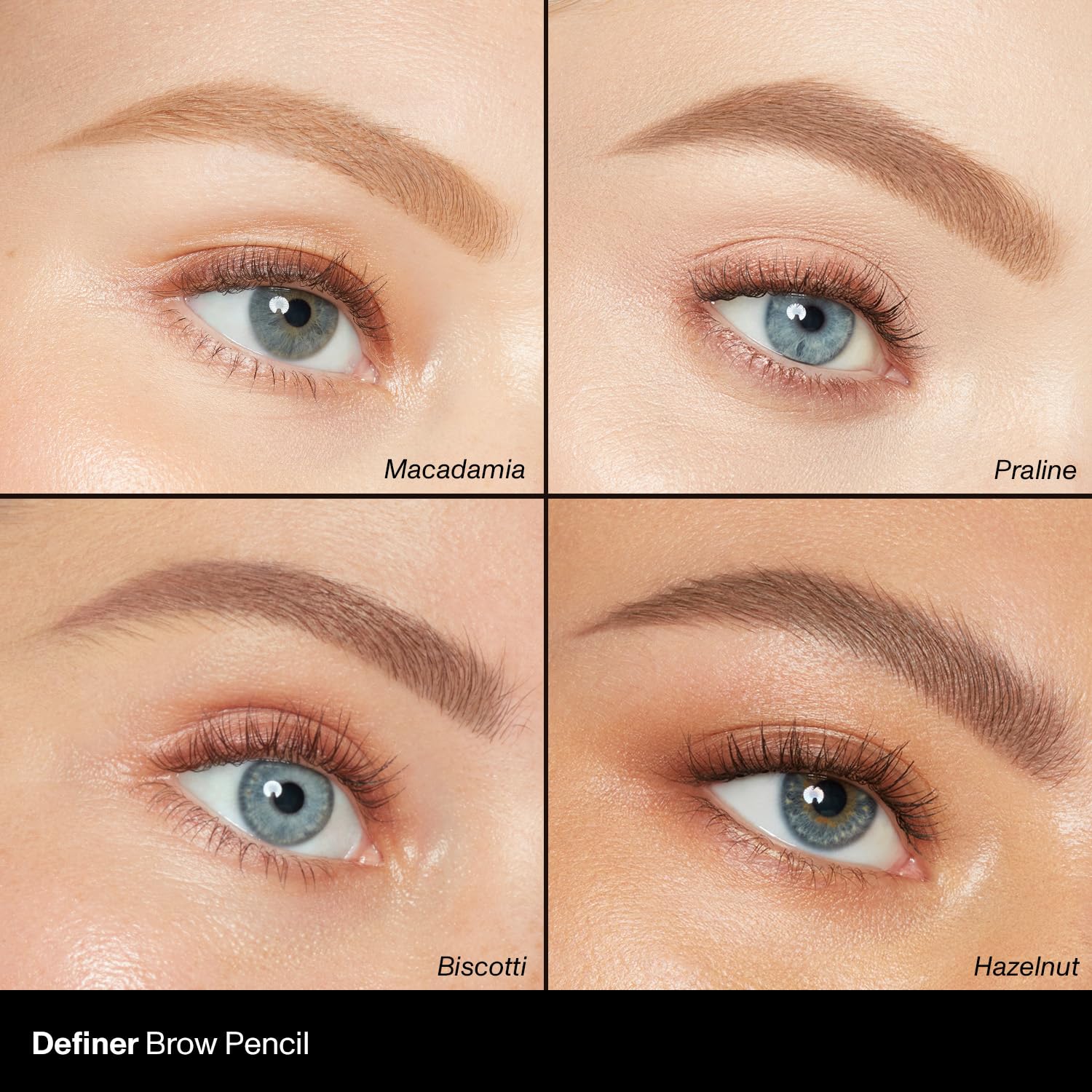 Morphe Definer Dual-Ended Brow Pencil & Spoolie - Eyebrow Pencil with Precision Slanted Tip for Shaping, Defining & Filling - Smooth, No-Tug Formula - Biscotti (0.003 oz)