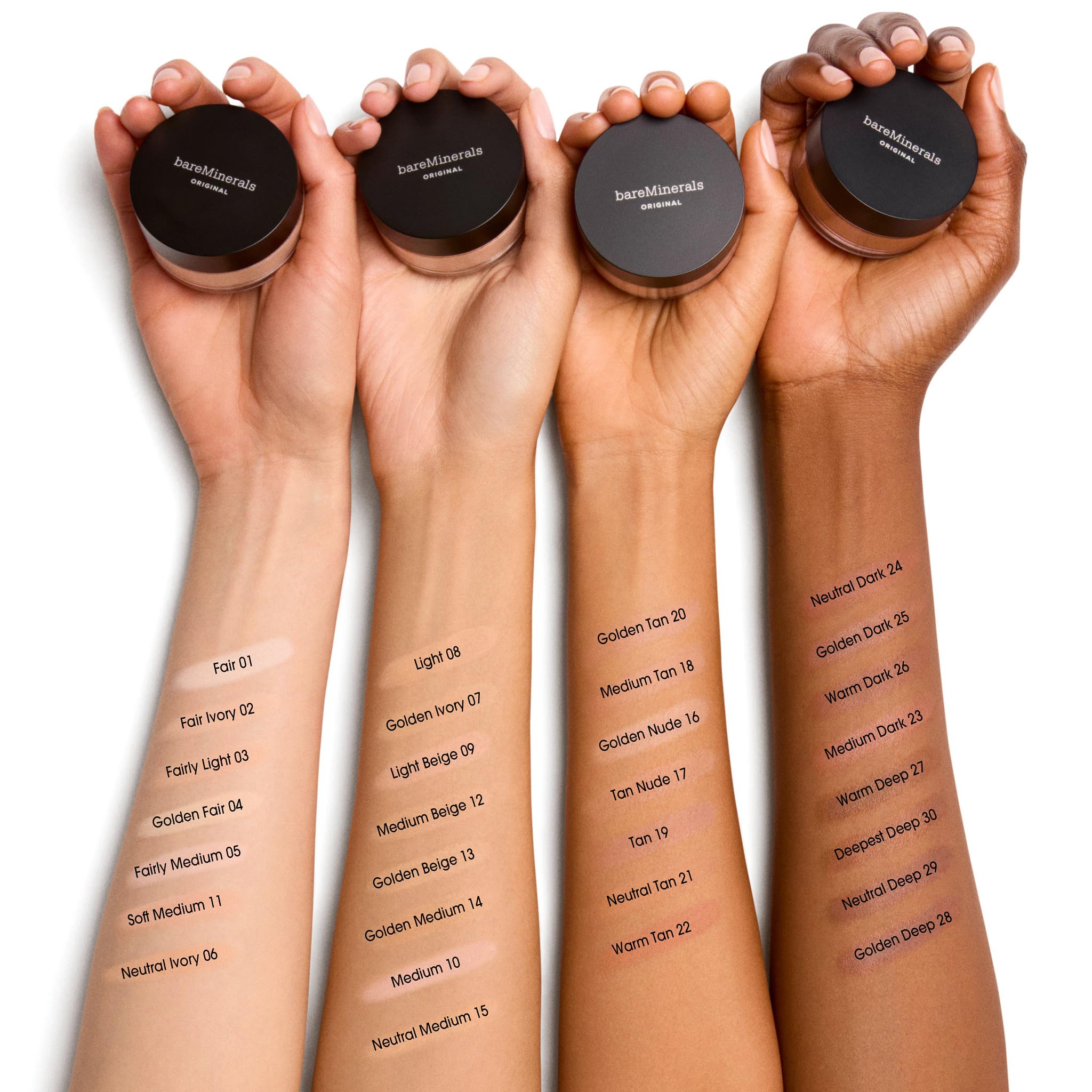 Original Loose Powder Foundation SPF 15, Medium Beige 12, Vegan, Cruelty-Free & Dermatologist-Tested