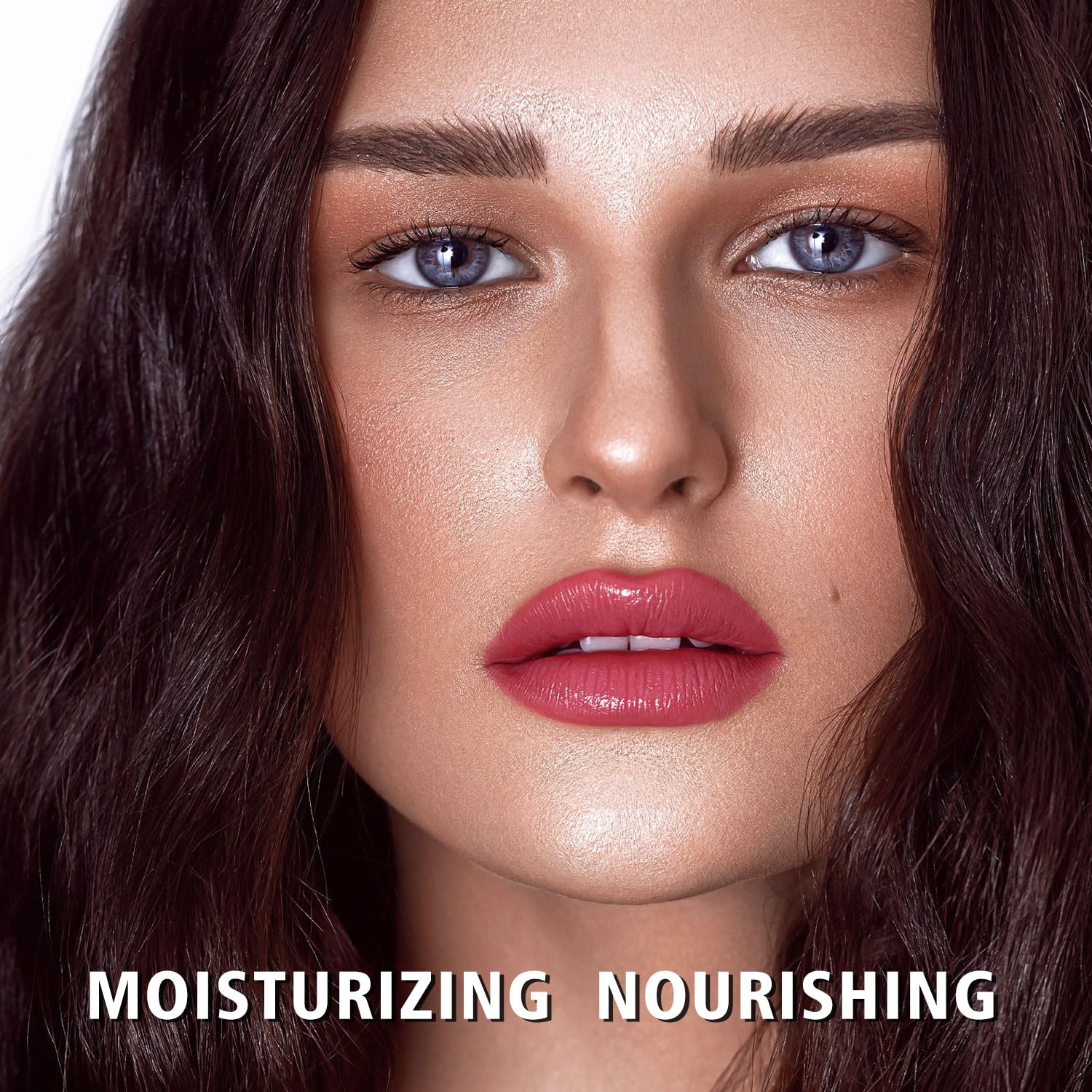 MAKI YIKA Moisture Berry Red Lipstick for Women Hydrate Tinted Lip Balm for Mother's Day Dry Cracked Lips Sheer Lipstick Lip Tinted Glossy Finish,MA057 Yummy Berry