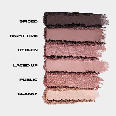 URBAN DECAY Naked 3 Mini Eyeshadow Palette - 6 Soft Pink Shadows, Matte & Shimmer Finishes, Ultra-Blendable Everyday Rosy Neutrals, Long-lasting Wear, Travel Makeup with Mirror