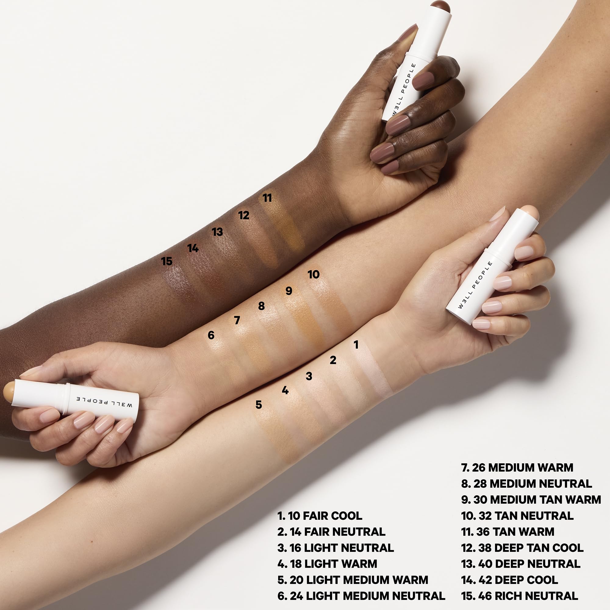 Well People Supernatural Complexion Stick Foundation + Concealer, Buildable, Light-to-Medium Coverage, Soft Matte Finish, Lightweight + Hydrating, Multi-Use, Vegan & Cruelty-Free, 14 Fair Neutral