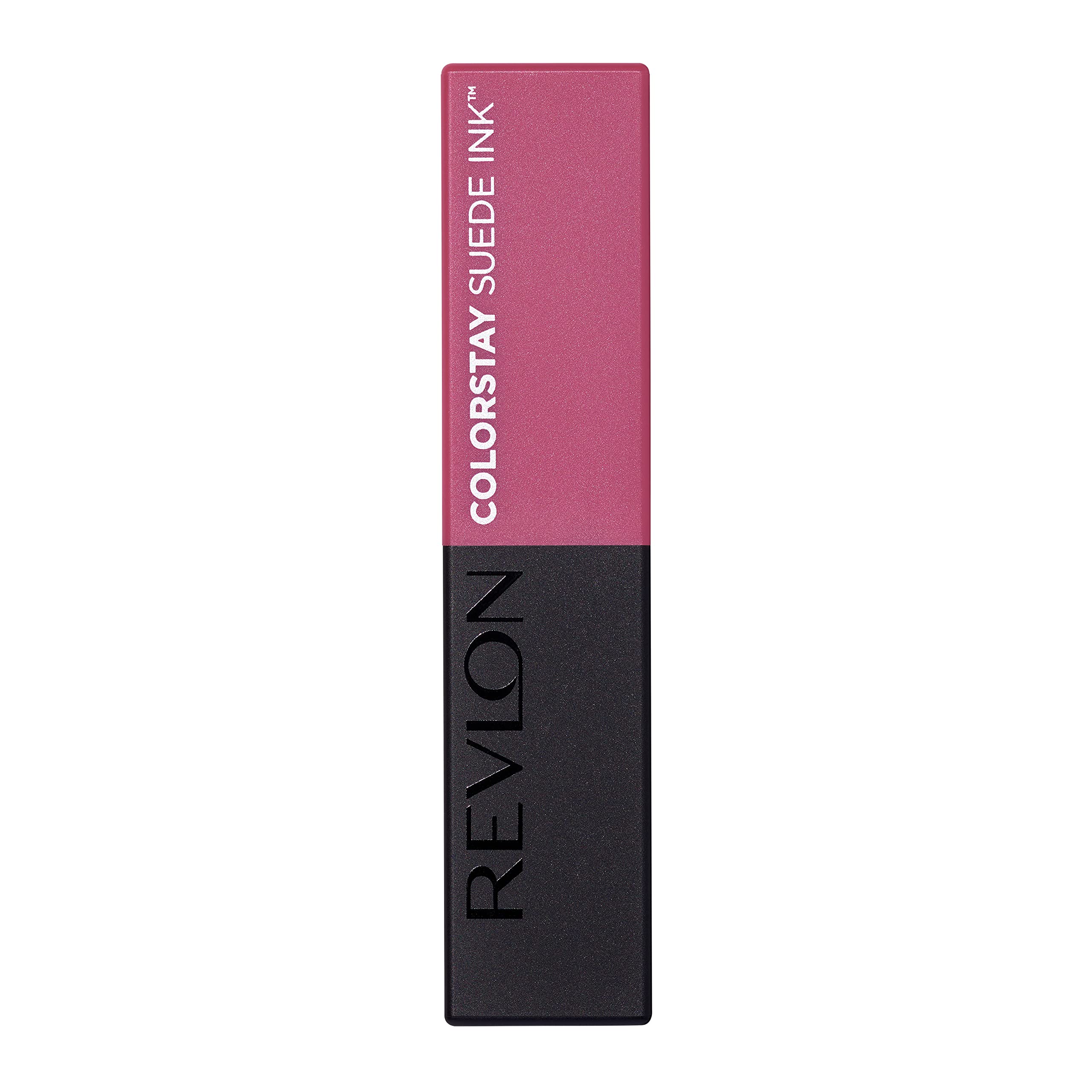 Revlon Lipstick, ColorStay Suede Ink, Built-in Primer, Infused with Vitamin E, Waterproof, Smudge-proof, Matte Color, 009 In Charge, 0.09 oz