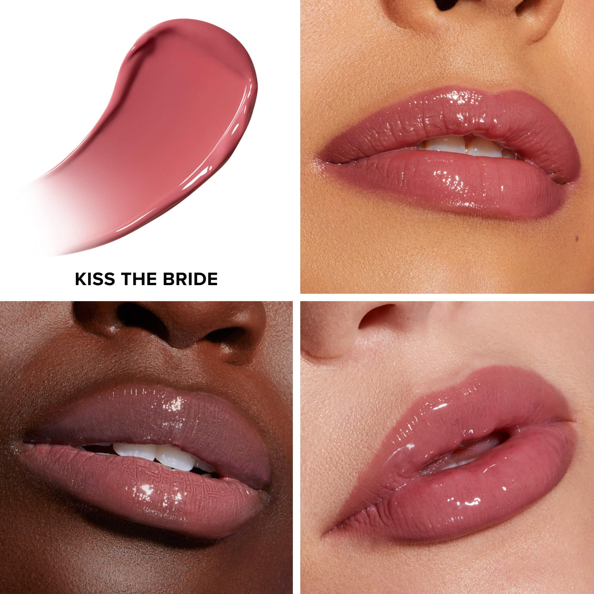 Too Faced Lip Injection Extreme Plumping Clicks | Hydrating, Sheer-To-Medium Buildable Coverage, Lip Plumper with Click Applicator, 0.05 Ounce, Kiss the Bride