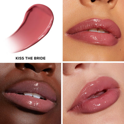 Too Faced Lip Injection Extreme Plumping Clicks | Hydrating, Sheer-To-Medium Buildable Coverage, Lip Plumper with Click Applicator, 0.05 Ounce, Kiss the Bride
