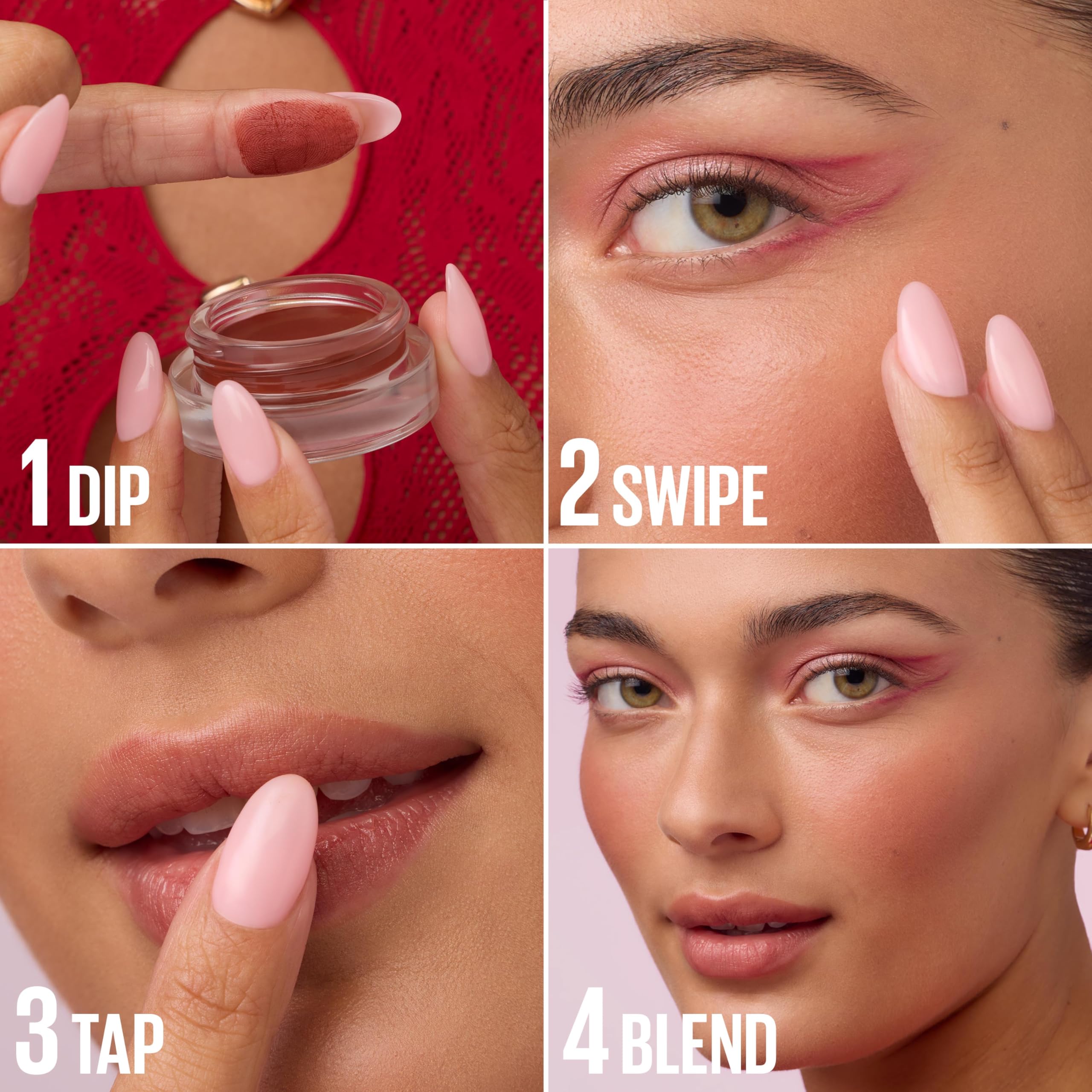 Maybelline Cloudtopia Blush for Cheeks and Lip Mousse, Ultra-Vivid, Pigmented Formula for Up to 14HR of Blush and Lip Makeup Color, Ethereal Rouge, 1 Count