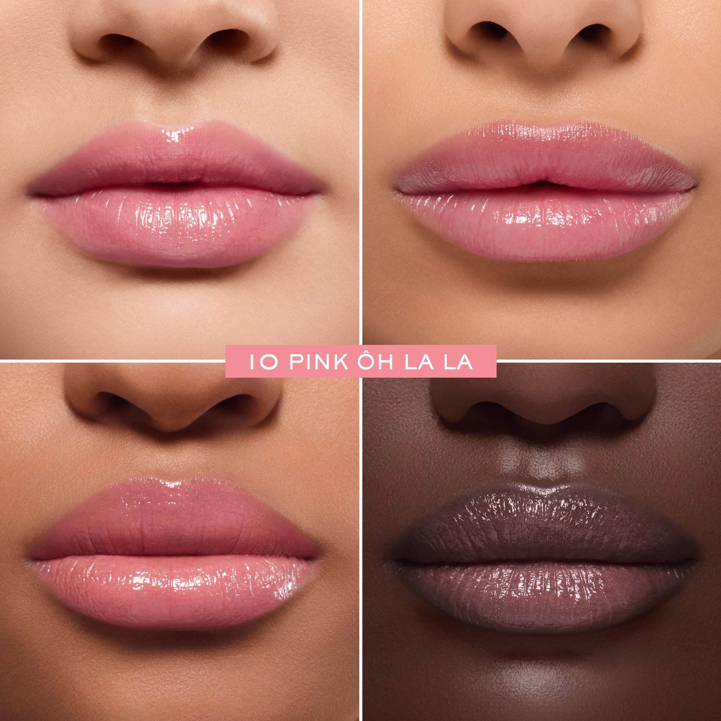 Lancôme Lip Idôle Squalane-12 Butterglow™ Hydrating Lip Balm – Instant Shine, 24H Hydration, and Buildable Color for Smooth & Moisturized Lips - 10 Pink ÔH LA LA