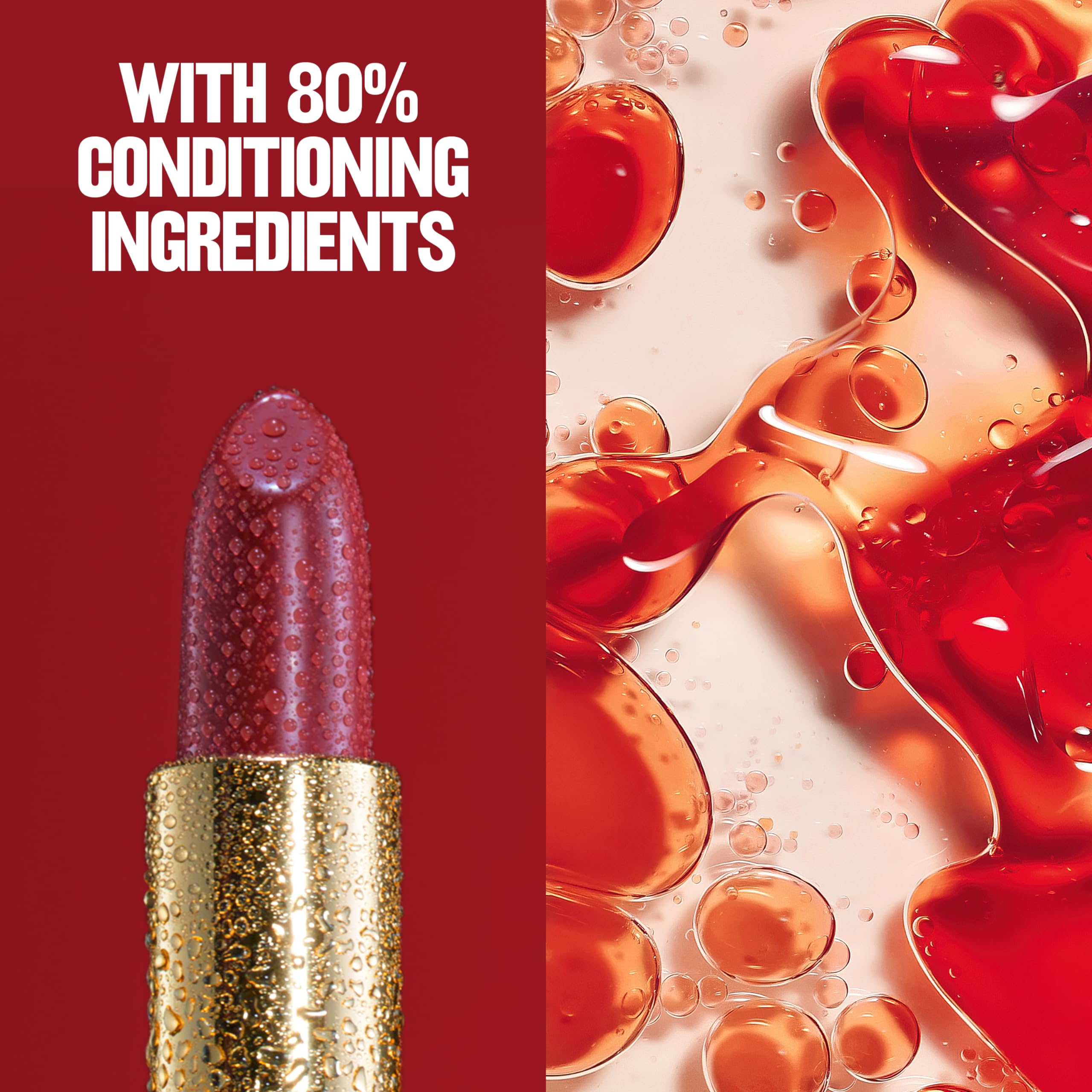 Revlon Super Lustrous Lipstick, Creamy Formula For Soft, Fuller-Looking Lips, Moisturized Feel, 130 Rose Velvet, 0.15 oz