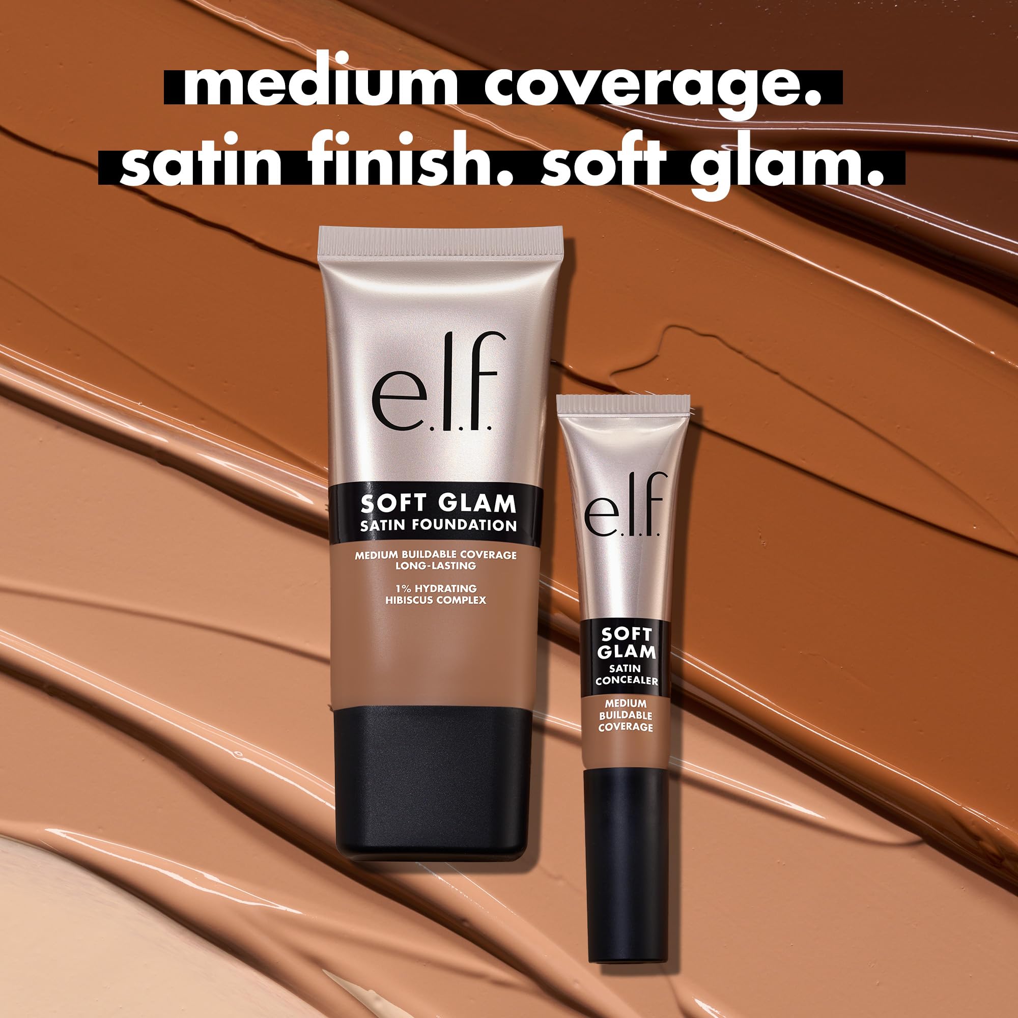 e.l.f. Soft Glam Satin Concealer, Medium Coverage For Blemishes & Under-Eye, Crease-Resistant, Long Lasting, Vegan & Cruelty-Free, 23 Light Cool
