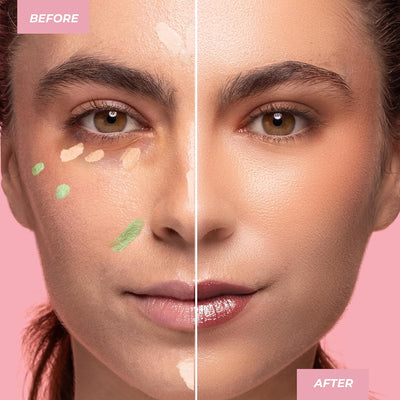 MCoBeauty 4-IN-1 Colour Corrector, Peach, Brighten, Hydrate, Conceal & Correct, Vegan, Cruelty Free Cosmetics