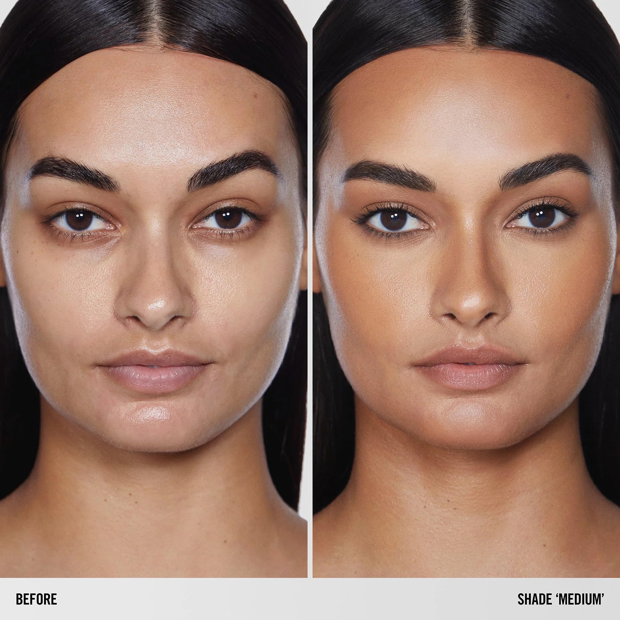 MAKEUP BY MARIO SoftSculpt Transforming Skin Enhancer in Medium Shade 3-in-1 Cream Bronzer Balm, Light to Med Coverage, Dewy Finish, Non-Comedogenic, Weightless Face Sculpting Balm Full Size