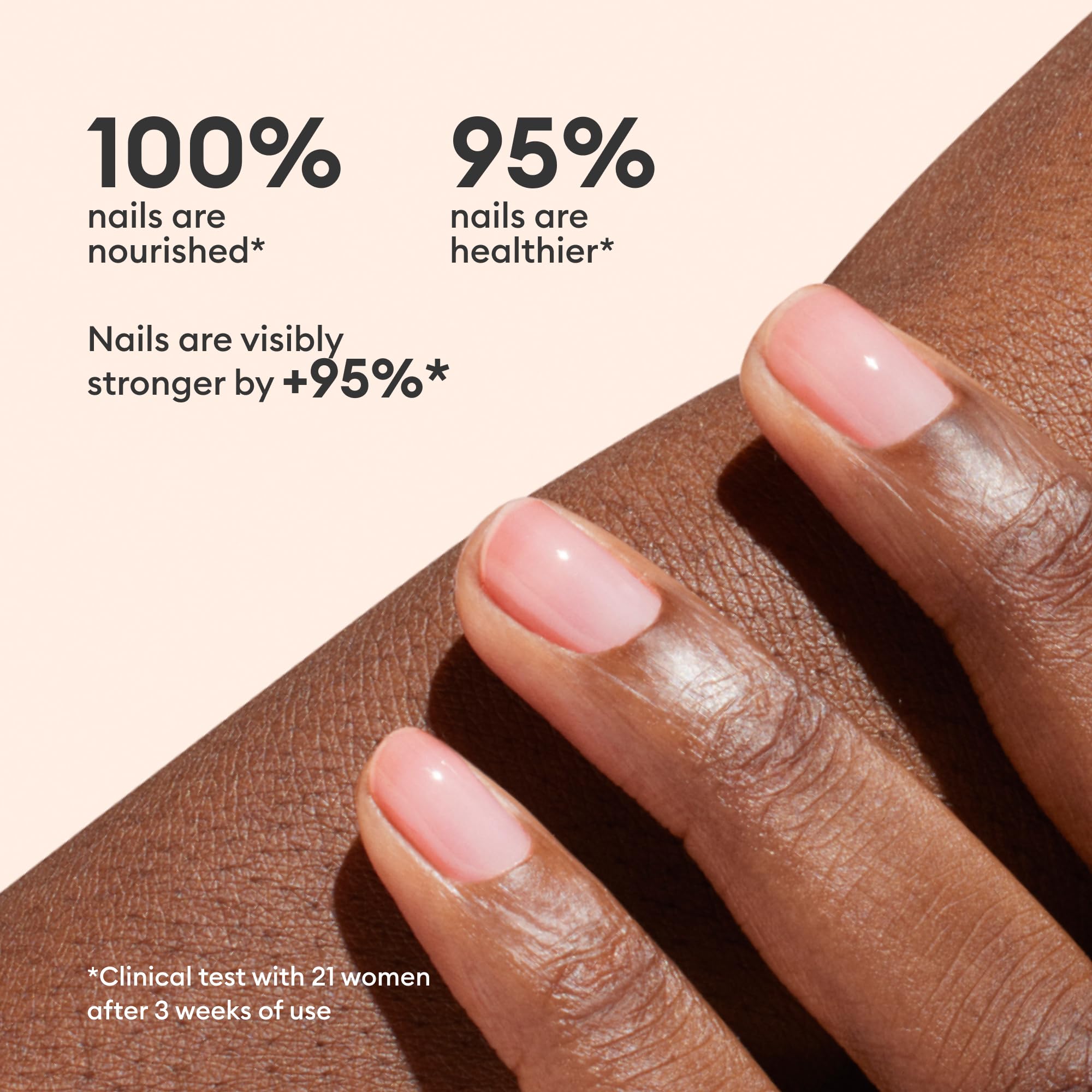 Manucurist Active Glow Raspberry Nail Polish & Care - Ultra-Glowy 2 in 1 Nail Concealer & Care - Plant-Based Ingredients: Sweet Almond Oil, Raspberry - Vegan & Made in France