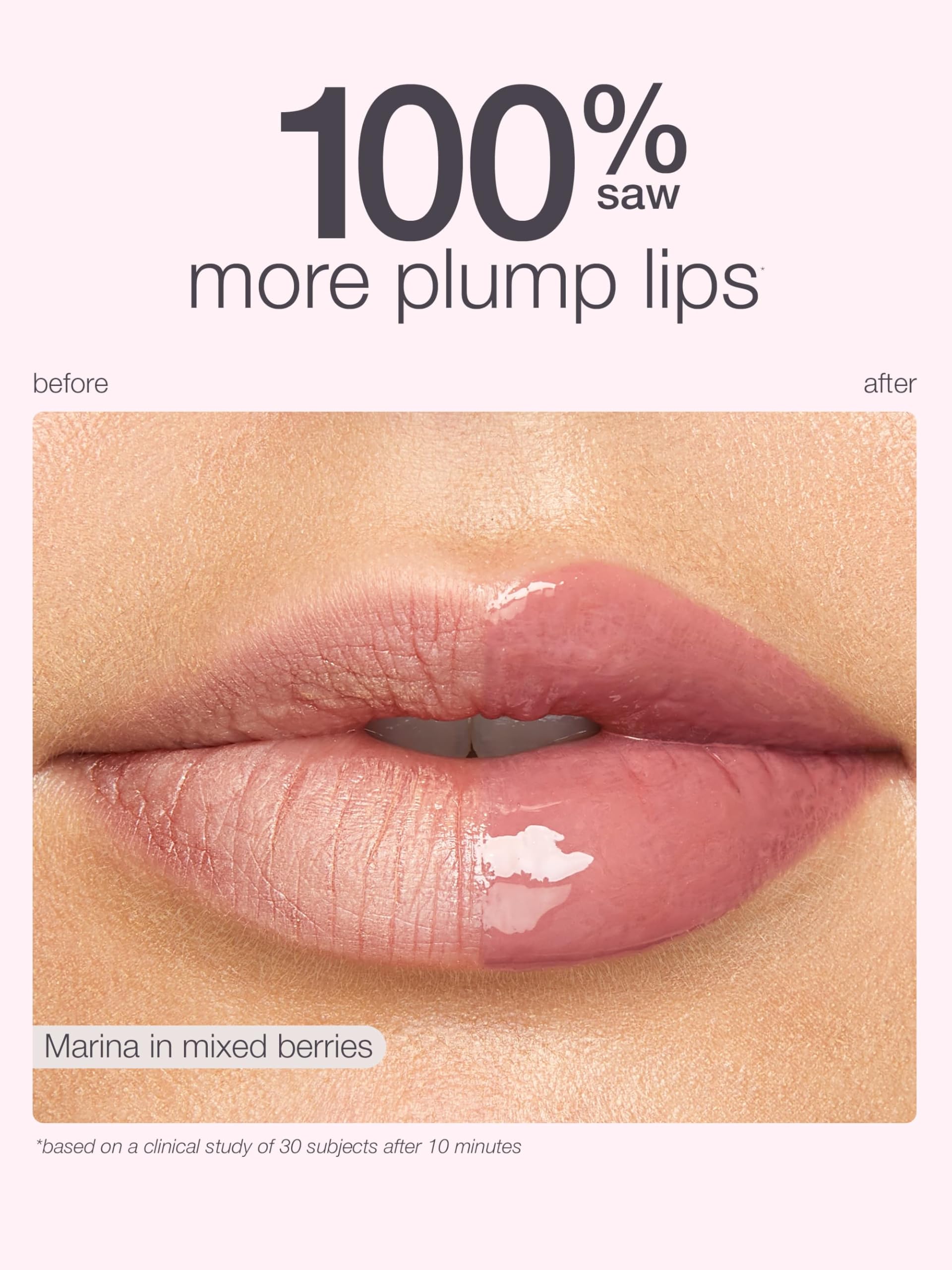 tarte maracuja juicy lip plump – Hydrating & Volumizing Lip Plumper Gloss Balm with Nourishing Hyaluronic Acid, Plumps & Moisturizes, Vegan & Cruelty-Free, full size, mixed berries