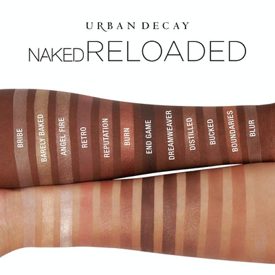 URBAN DECAY Naked Reloaded, Nude Bronze Neutral Eyeshadow Palette, Matte, Metallic, Shimmer Finish, 12 Warm Bronze Eye Shadows, Natural Soft Glam Smokey Eye Makeup, Vegan, Cruelty-free