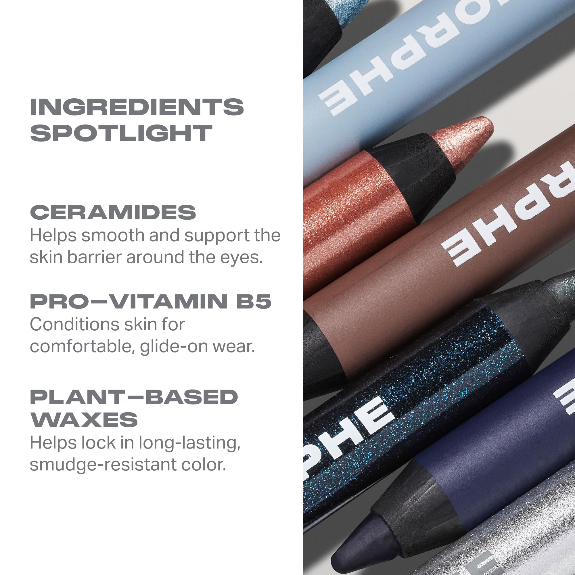 Morphe Bi-Liner Dual-Ended Gel Eyeliner Pencil - Matte & Metallic Eye Liner Duo with Long Lasting Waterproof Color for Precise and Smoked Eye Makeup Looks - Yours or Mine (0.04 oz)