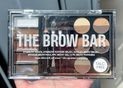 The Brow Bar - All-in-One Kit with Variety of Ultra-Pigmented Shades - Eyebrow Gel, Brow Wax and 16 Brow Powders - 21 Pc Gift Set