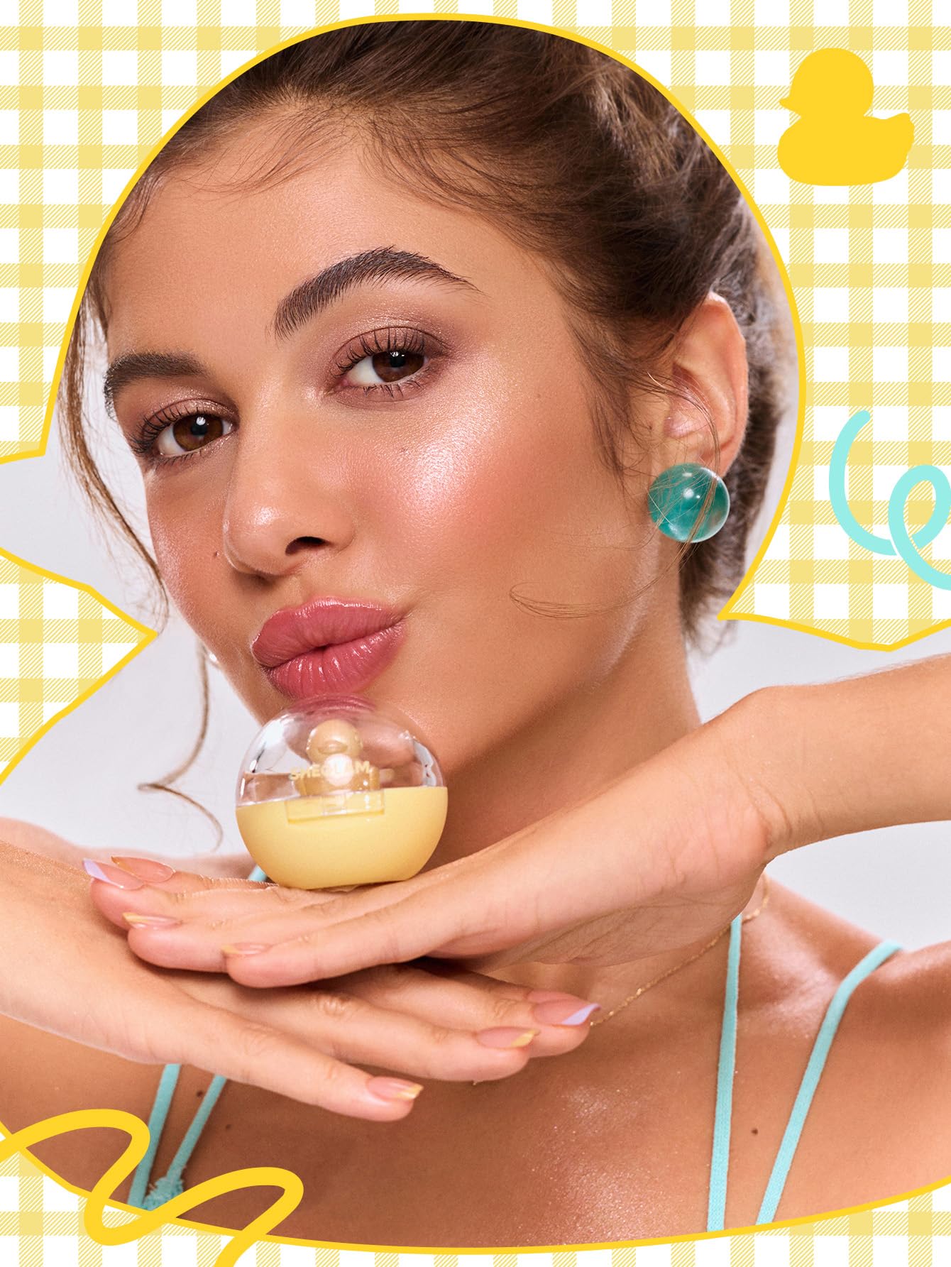 SHEGLAM Lucky Duck 3D Highlighter High Glossy Narutal Glow Finish Long Lasting Highlighter Makeup