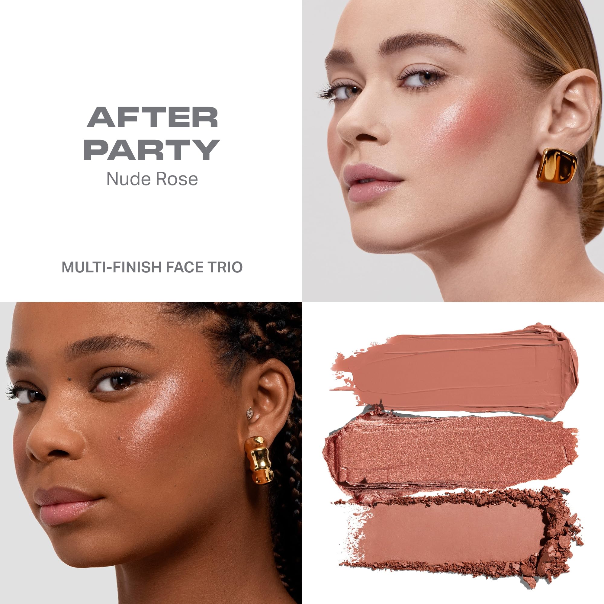 MORPHE Cheek Thrills Multi-Finish Face Trio After Party (0.38 oz)