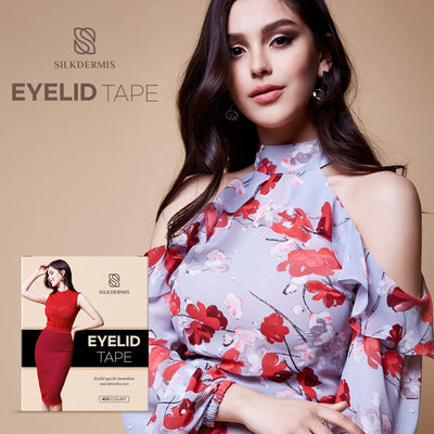 SILKDEMIS Professional Eyelid Tape 400Pcs (4mm,5mm,6mm,7mm), Eyelid Tape for Hooded Eyes Invisible, Premium Double Eyelid Tape Eyelid Lifter Strips