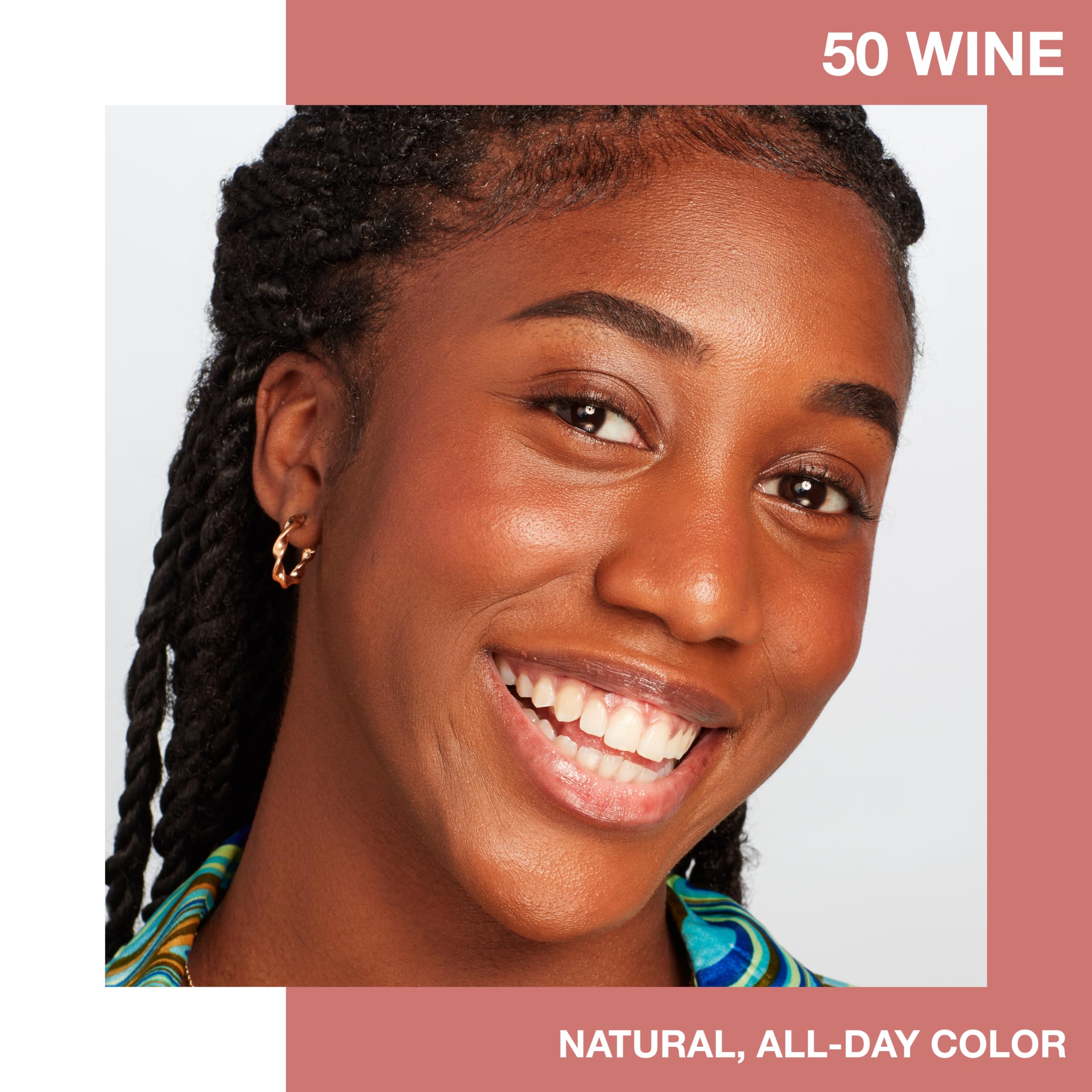 Maybelline Fit Me Blush, Lightweight, Smooth, Blendable, Long-lasting All-Day Face Enhancing Makeup Color, Wine, 1 Count