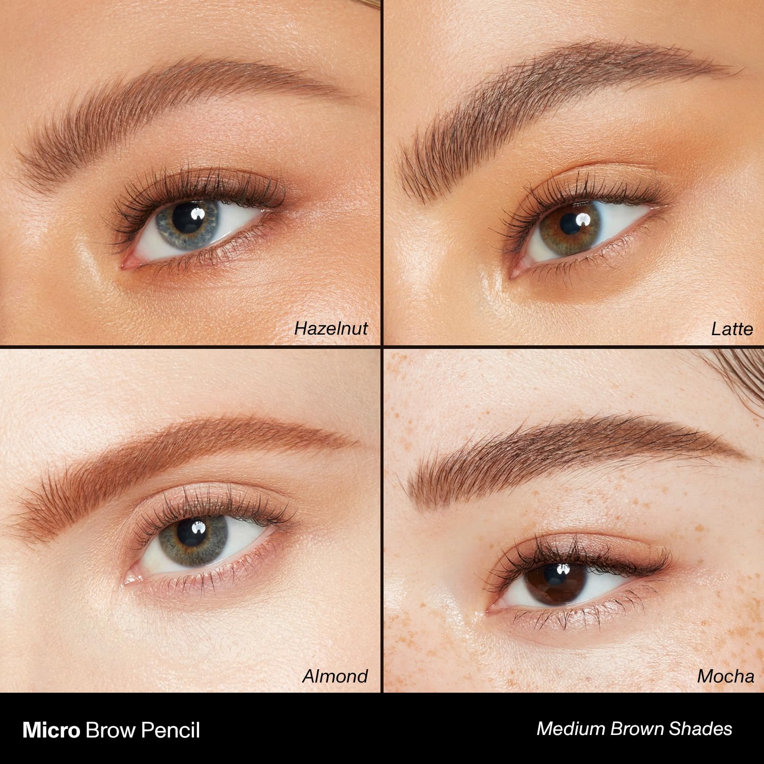 Morphe Micro Dual Eyebrow Pencil - Dual-Ended Brow Pencil Featuring a Retractable, Ultra-Precise, Pointed Tip - Richly Pigmented, Smooth-Gliding, Long-Lasting Wax Formula - Latte (0.003 oz)