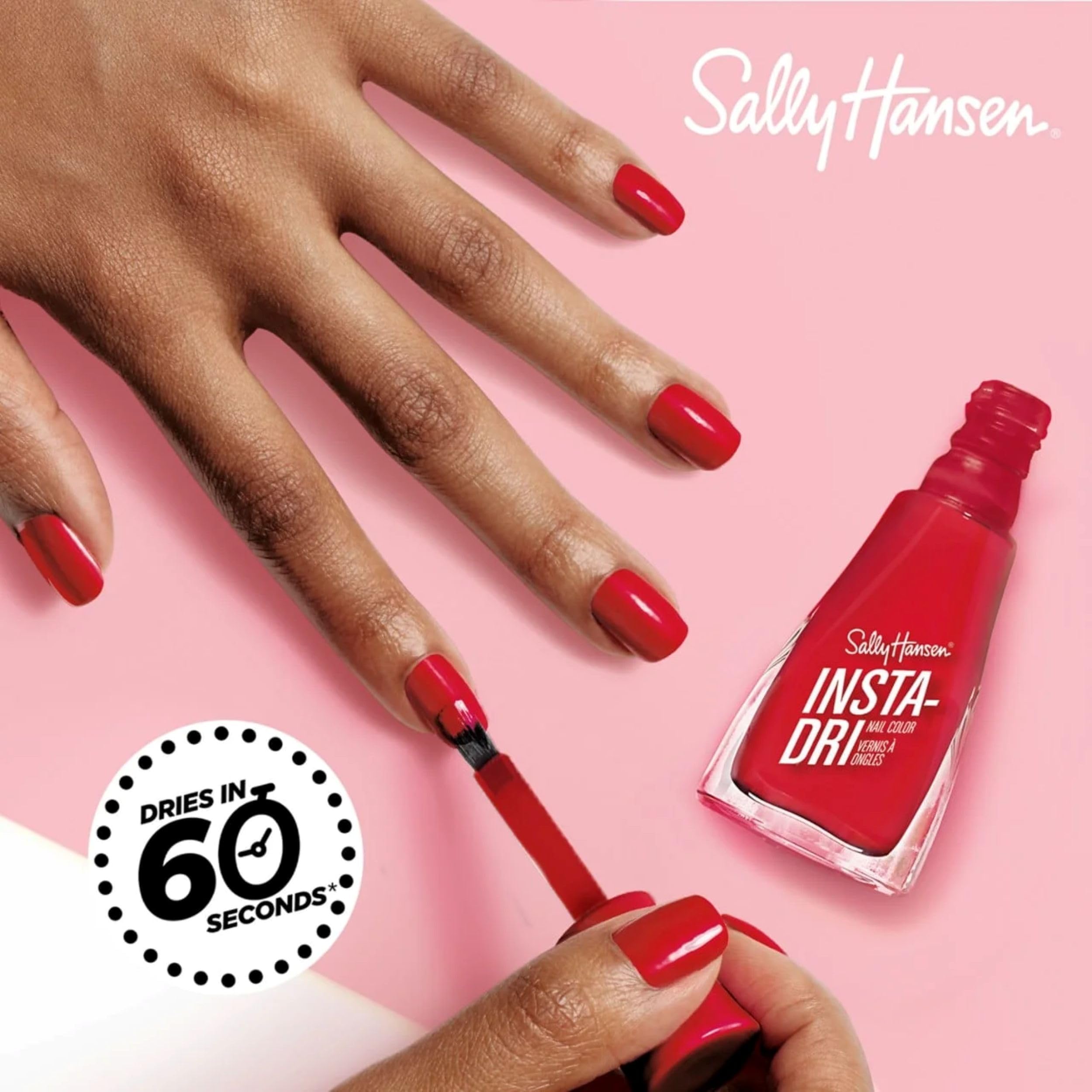 Sally Hansen Insta-Dri®, Clearly Quick, Quick Dry, Long Lasting, Streak-Free Shine, Clear Nail Polish