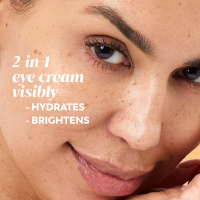 Olay Brightening Eye Cream with Vitamin C, Fragrance-Free Hydrating Under Eye Cream for Dark Circles and Dull Skin, Lightweight Eye Cream with Peptides and Vitamin B3, 0.5 oz