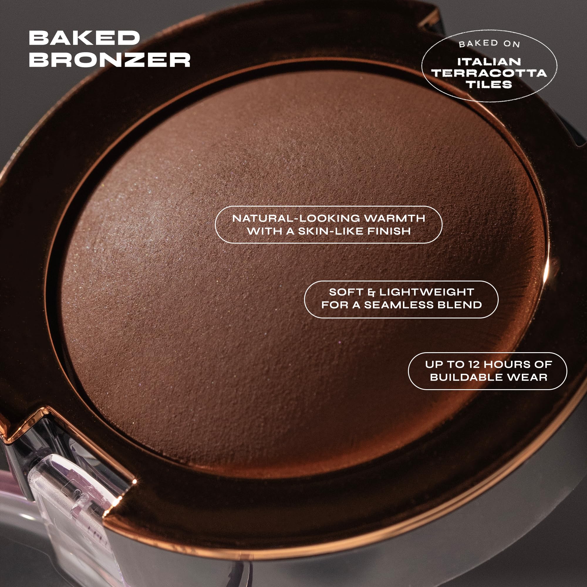 Milani Baked Bronzer - Long-Lasting Powder for Natural Sun-Kissed Glow- Lightweight, Buildable & Streak-Free Makeup with Radiant Finish- Talc-Free, Vegan & Cruelty-Free, Made in Italy, Amalfi Glow