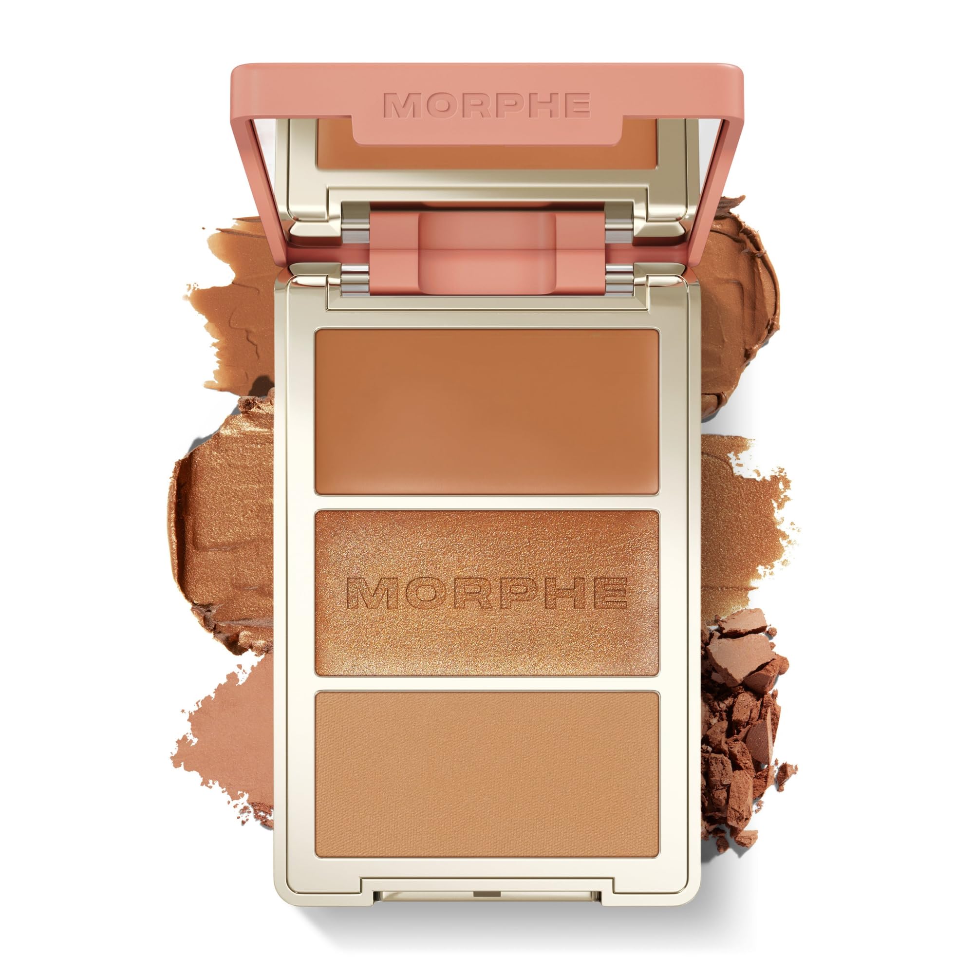 MORPHE Cheek Thrills Multi-Finish Face Trio Sunset Swim (0.38 oz)
