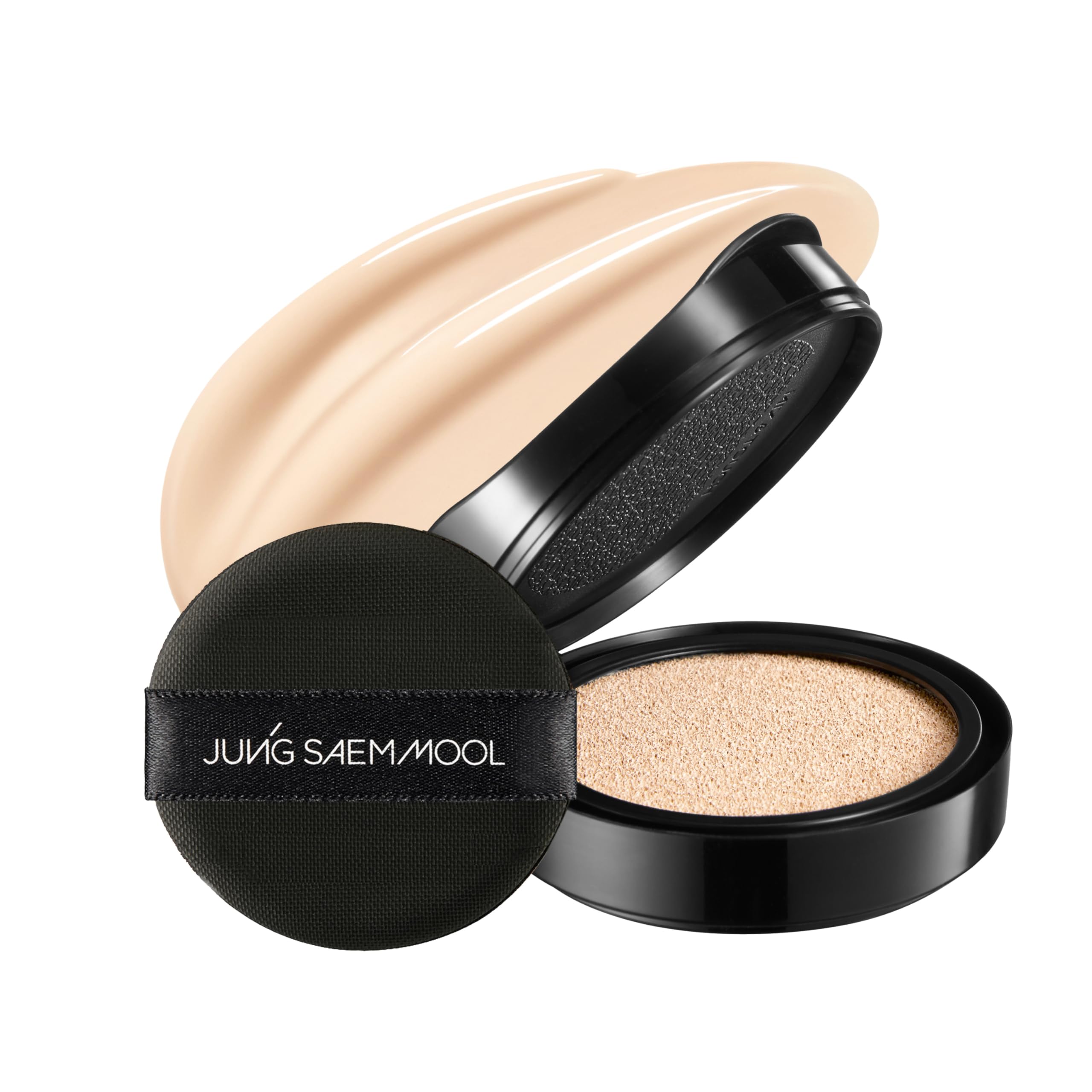 JUNG SAEM MOOL Essential Skin Nuder Cushion Refill | Natural Finish, Buildable Coverage Cushion Foundation by Korean Makeup Artist (Refill Only, 0.49 Fl Oz, SPF 50), 17 Fair Light