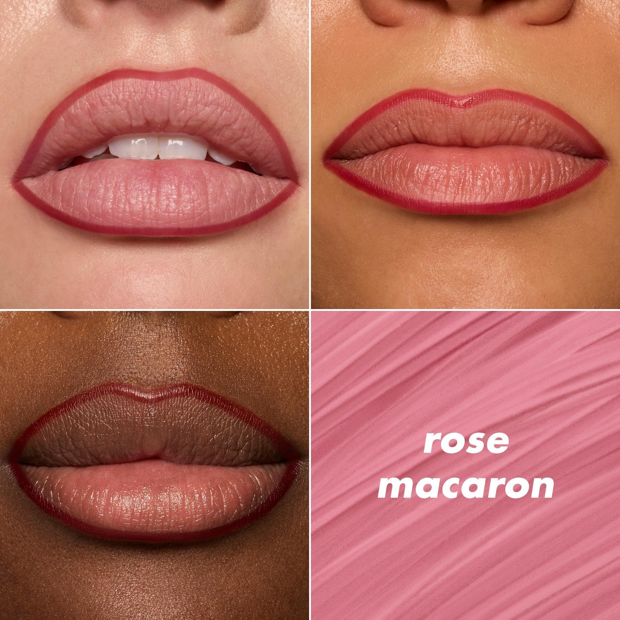 e.l.f. Main Stain Lip Marker, Lip Stain to Line, Define, Contour & Fill for Long-Lasting & Transfer-Resistant Color, Vegan & Cruelty-Free, Rose Macaron