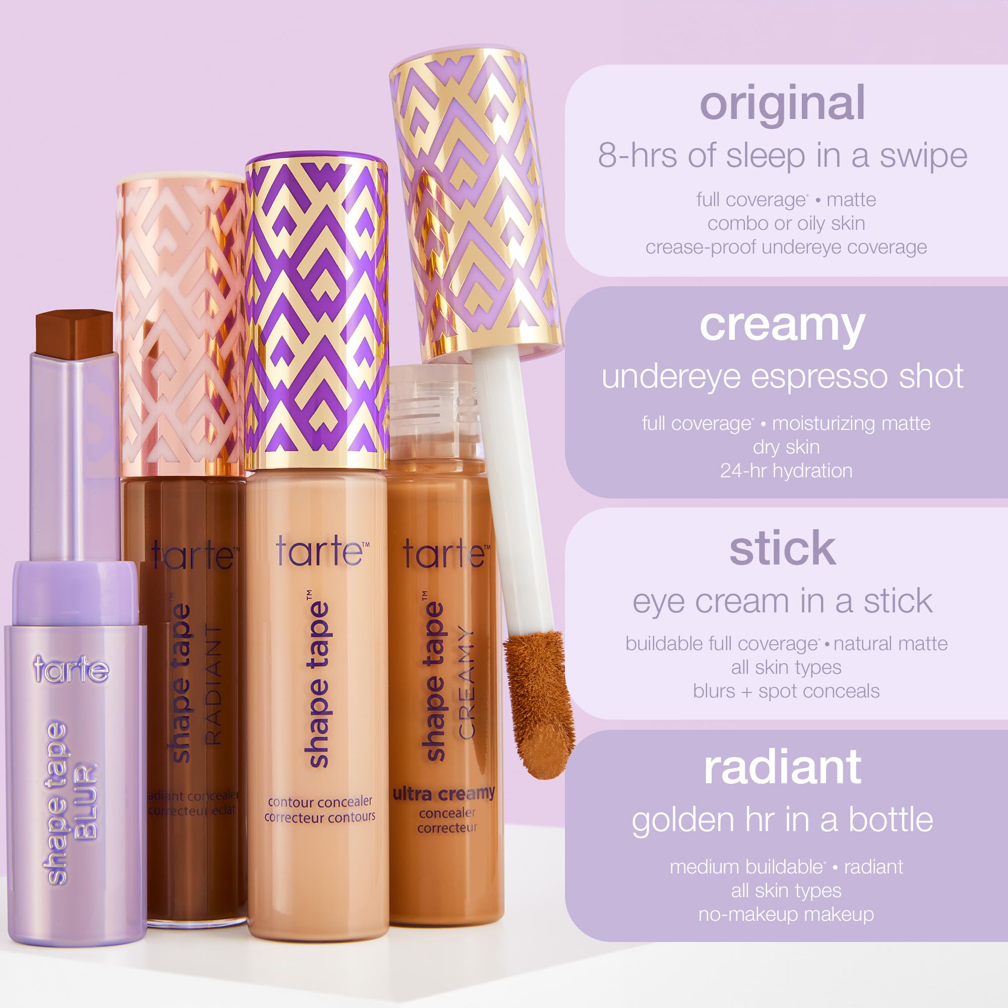 tarte shape tape creamy concealer – Full Coverage Makeup with Built-In Eye Cream, 24HR Hydrating Natural Moisturizing Matte Finish for Redness & Fine Lines, Vegan & Cruelty-Free, full size, 20S