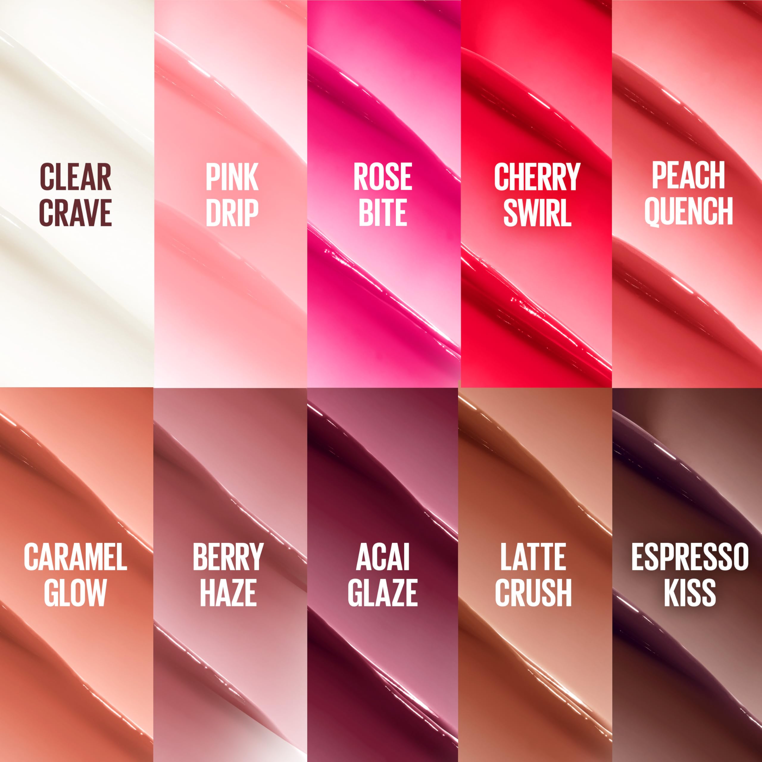 MAYBELLINE Lifter Glaze Oil Balm with Hyaluronic Acid and Hydrating Oil Blend, Lip Balm with 24HRs of Smooth, Moisturizing Shine, Peach Quench (Sheer Peach Nude)