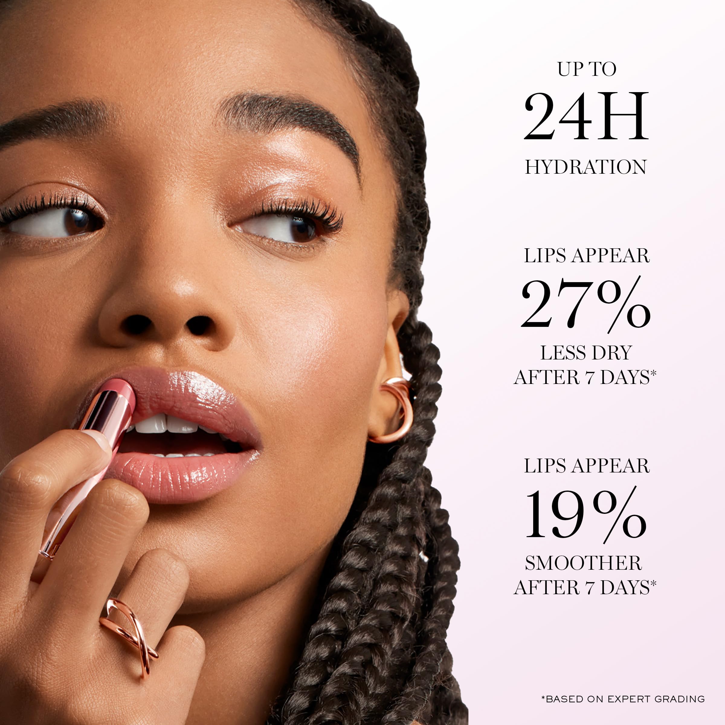 Lancôme Lip Idôle Squalane-12 Butterglow™ Hydrating Lip Balm – Instant Shine, 24H Hydration, and Buildable Color for Smooth & Moisturized Lips - 10 Pink ÔH LA LA