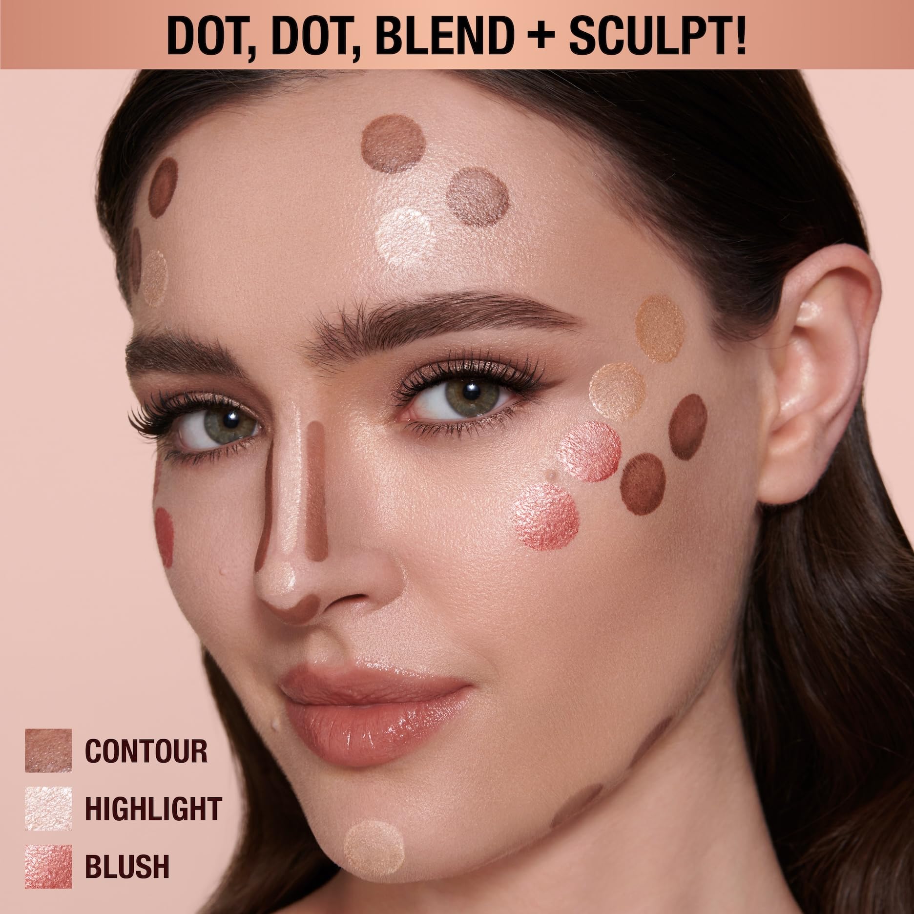 Charlotte Tilbury Hollywood Liquid Contour Wand - Easy-to-Use Contour Stick & Liquid Bronzer for Sculpting & Shaping - Leaves a Natural-Looking Sculpted Finish - Fair/Medium