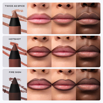 Milani Keep It Full Plumping Lip Liner - Long-Lasting Creamy Pencil for Visibly Fuller Lips - 8-Hour Wear with Chili Extract & Maxi-Lip - Vegan & Cruelty-Free, Made in USA, Twice As Spice